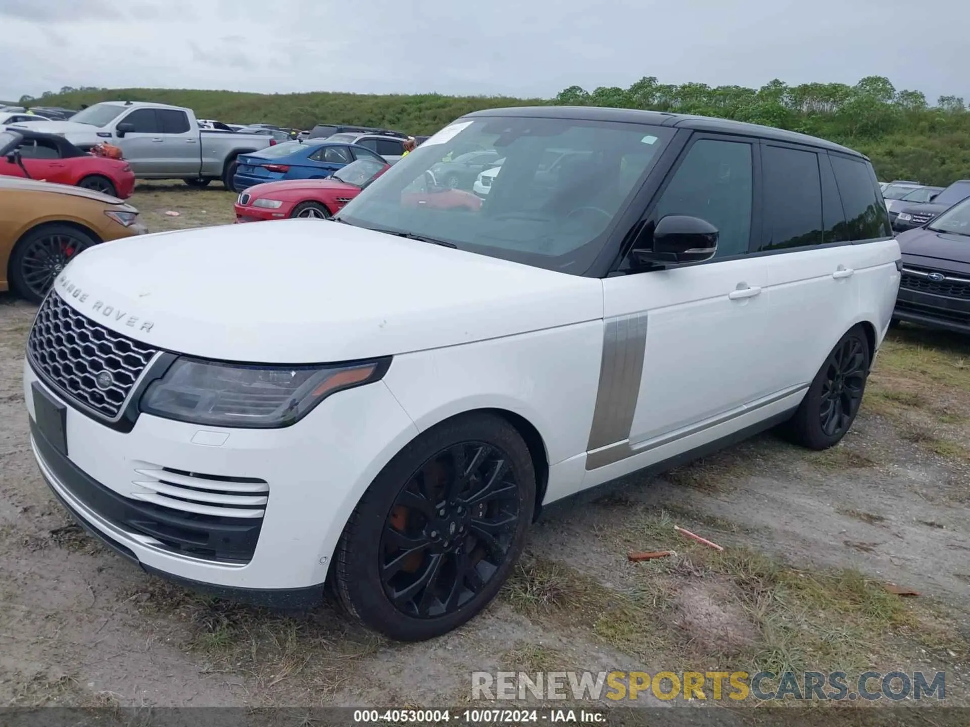 2 fotografías del automóvil dañado SALGS2RU0MA446717 LAND ROVER RANGE ROVER 2021