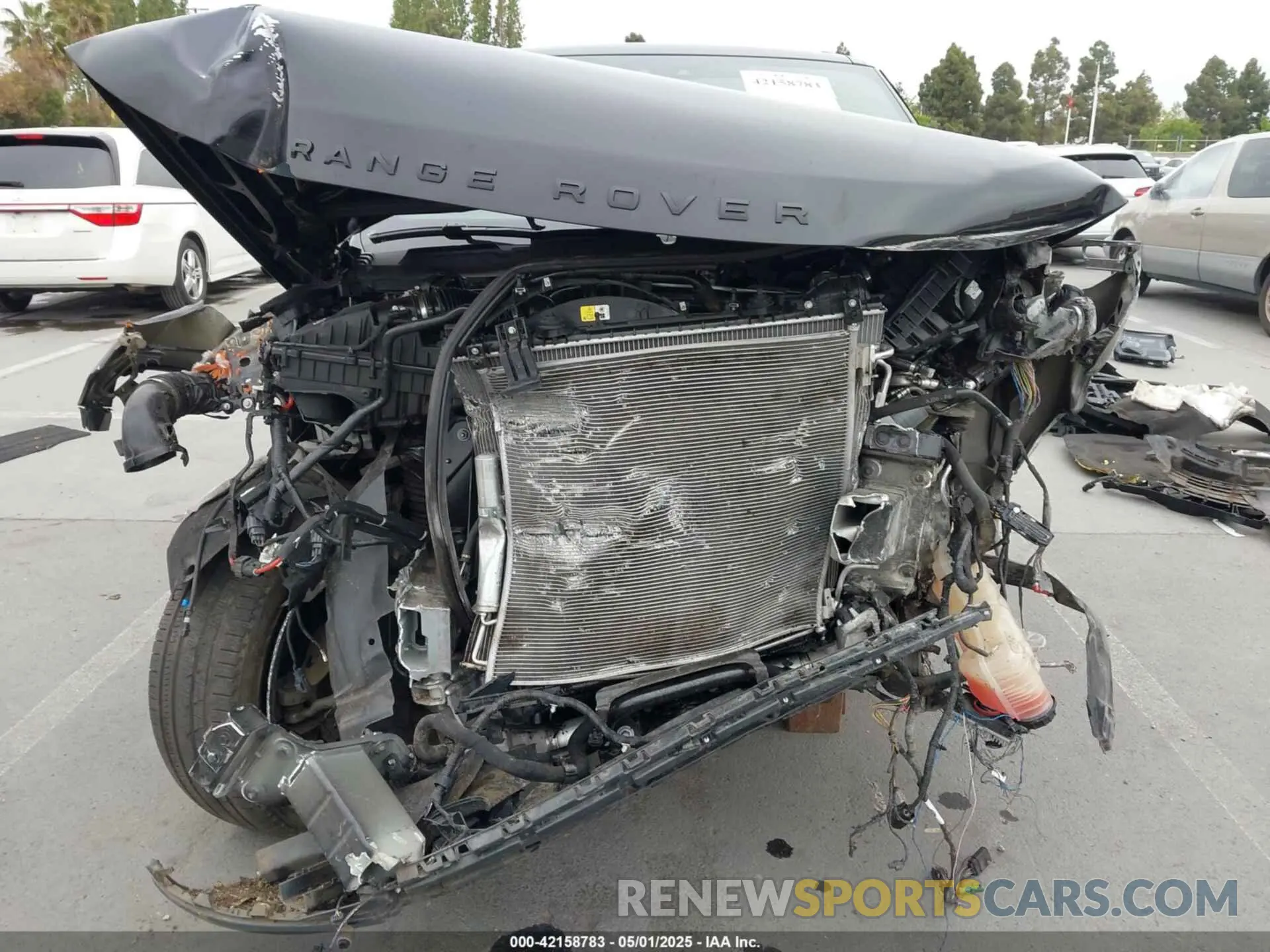 6 fotografías del automóvil dañado SALGS2RU4MA441990 LAND ROVER RANGE ROVER 2021