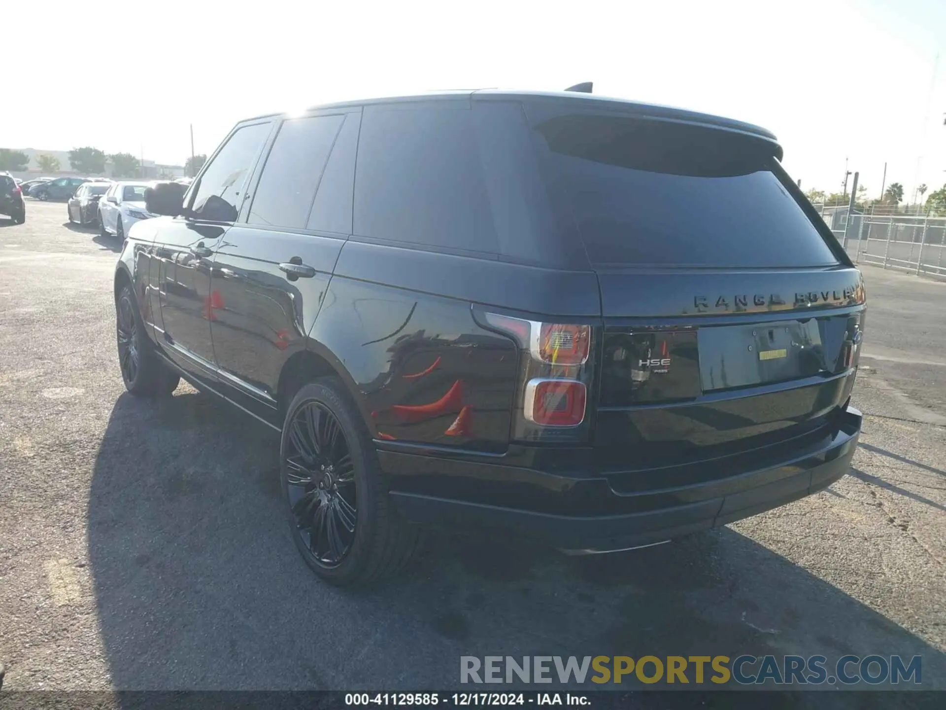3 fotografías del automóvil dañado SALGS2SE7MA441825 LAND ROVER RANGE ROVER 2021