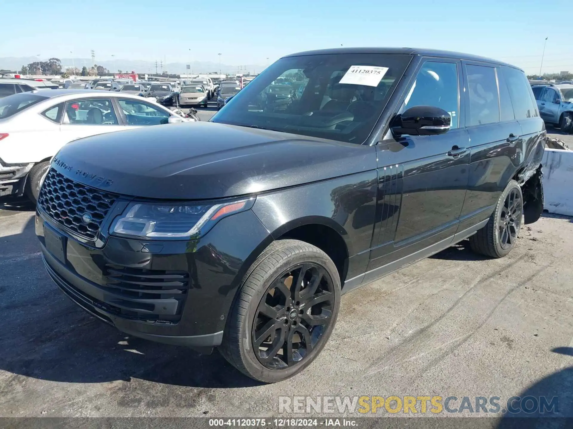 2 fotografías del automóvil dañado SALGS2SEXMA418197 LAND ROVER RANGE ROVER 2021