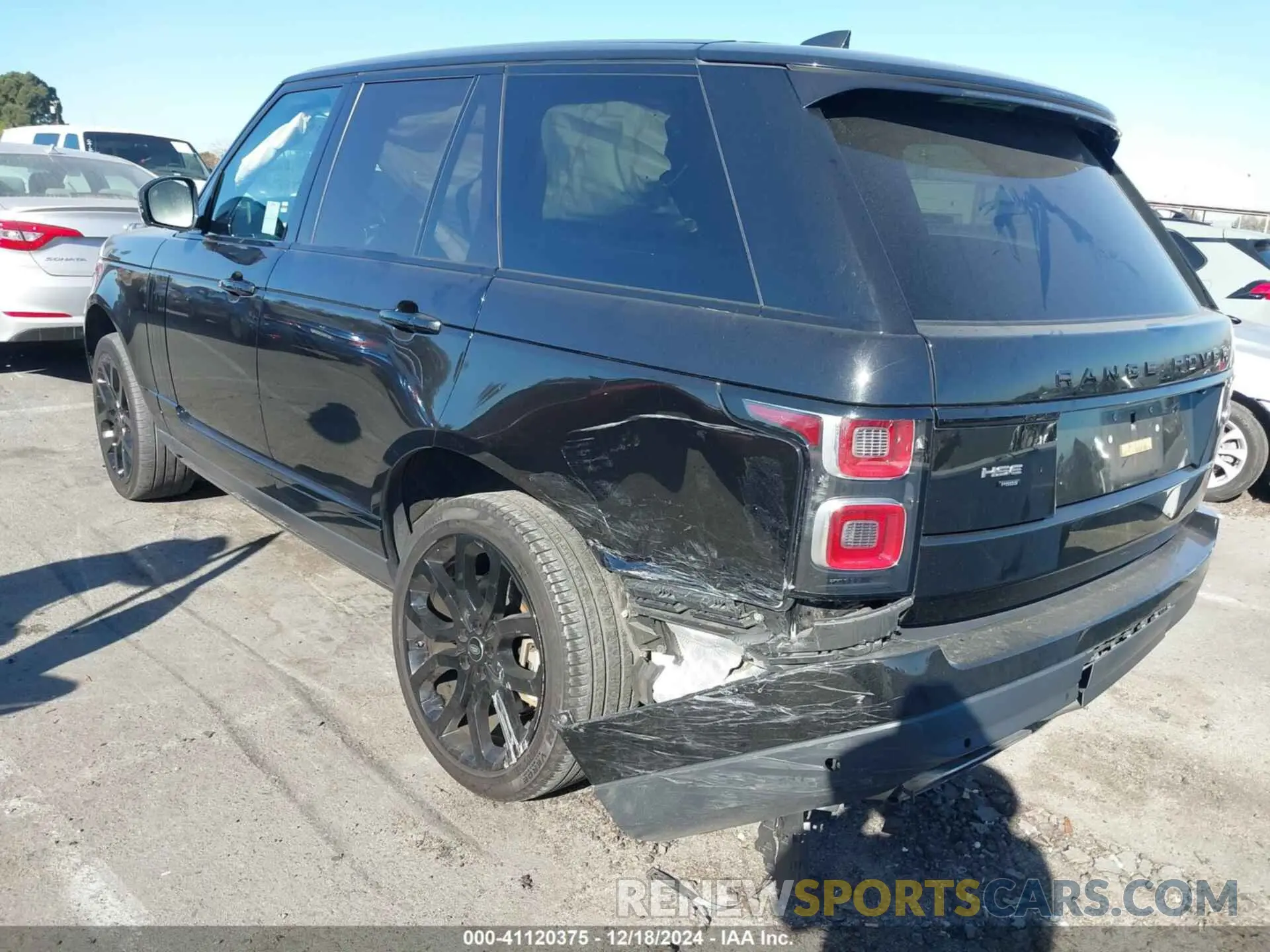3 fotografías del automóvil dañado SALGS2SEXMA418197 LAND ROVER RANGE ROVER 2021