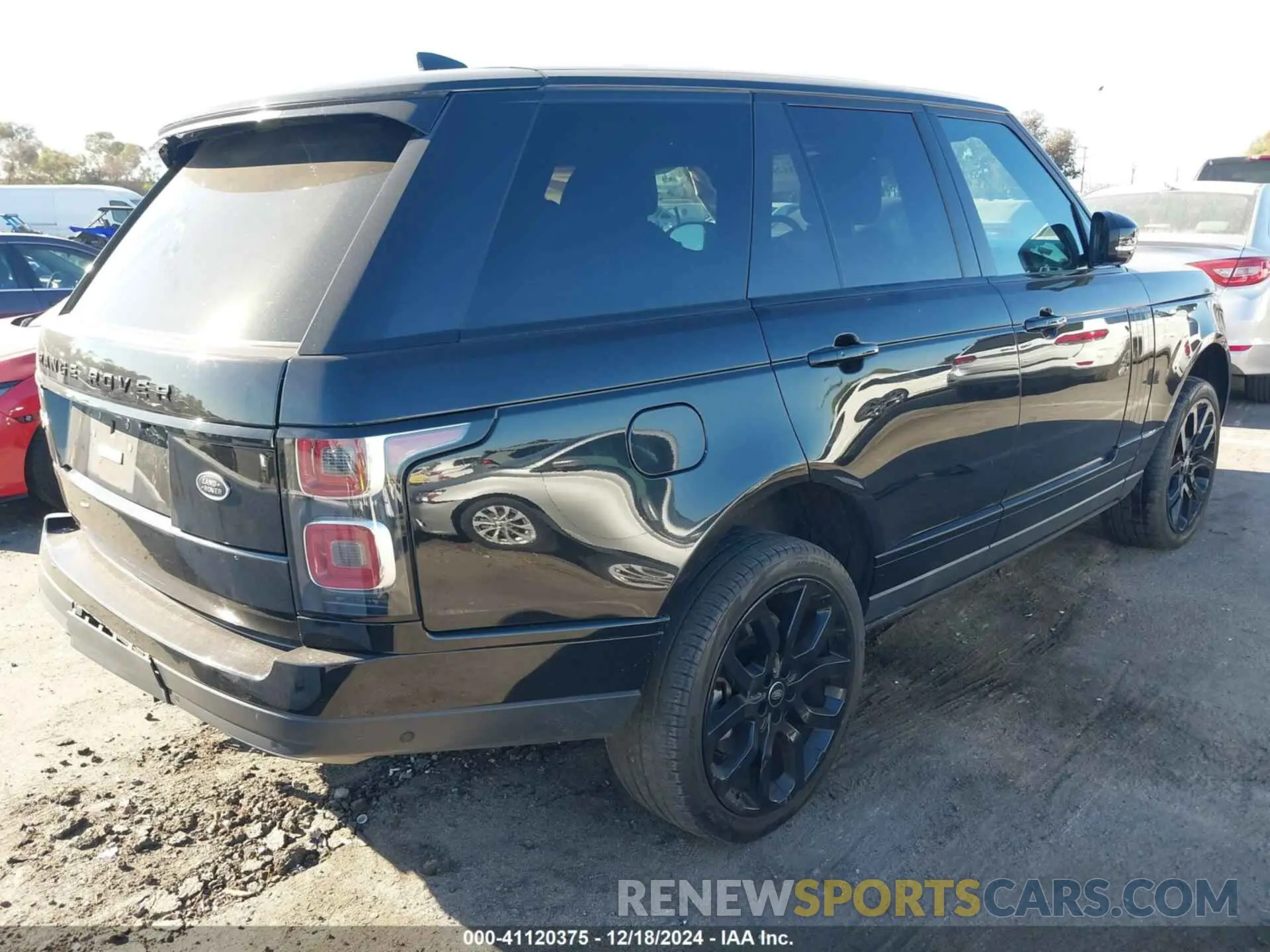 4 fotografías del automóvil dañado SALGS2SEXMA418197 LAND ROVER RANGE ROVER 2021