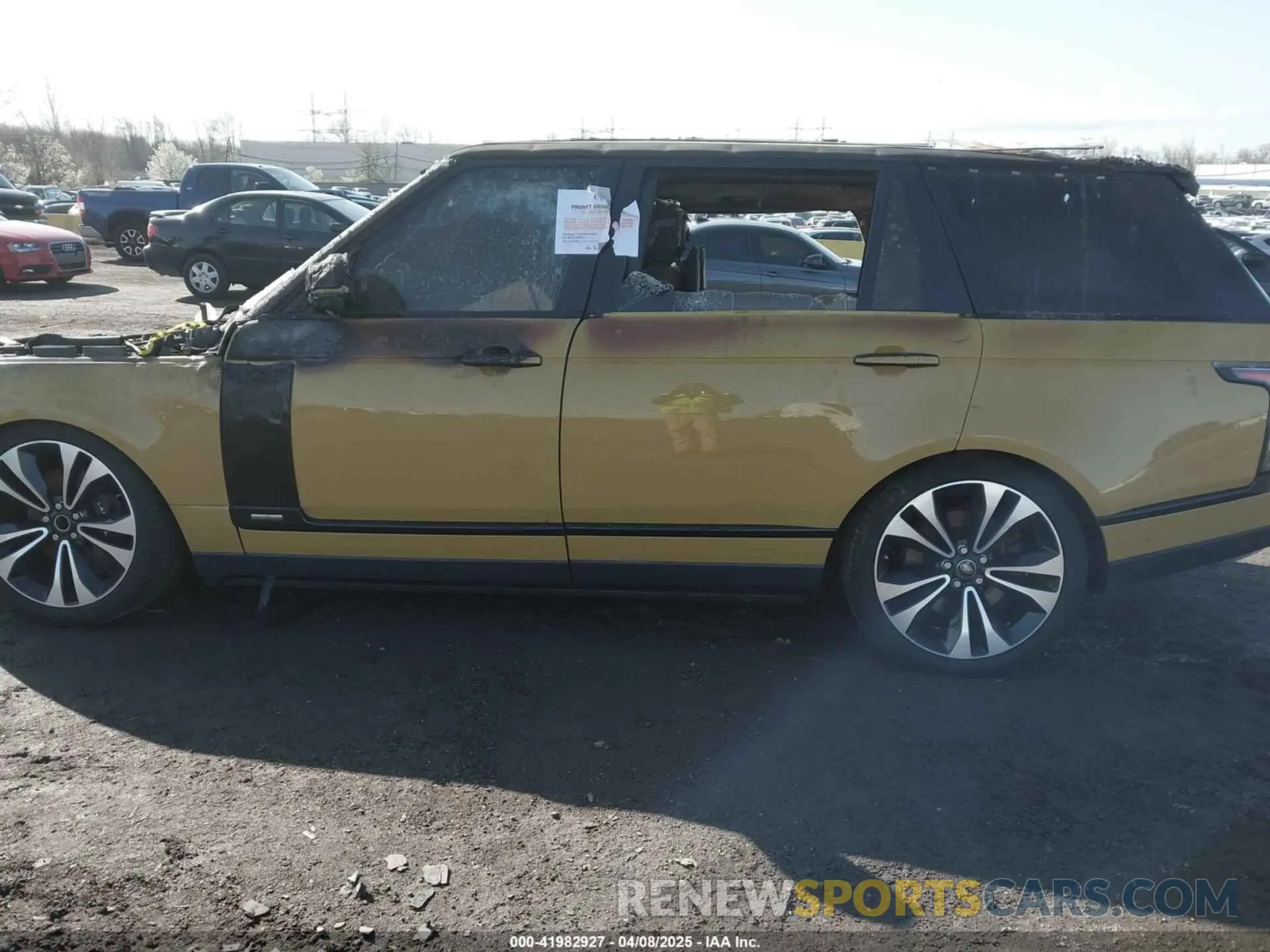 13 fotografías del automóvil dañado SALGU5SE9MA433642 LAND ROVER RANGE ROVER 2021