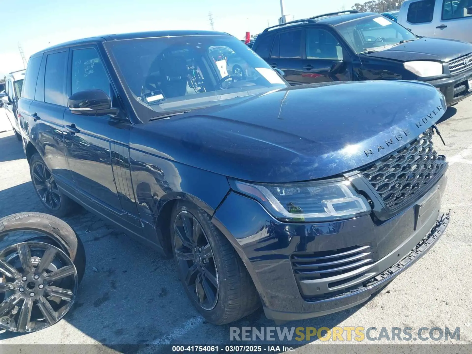 1 fotografías del automóvil dañado SALGS2RU8NA465517 LAND ROVER RANGE ROVER 2022