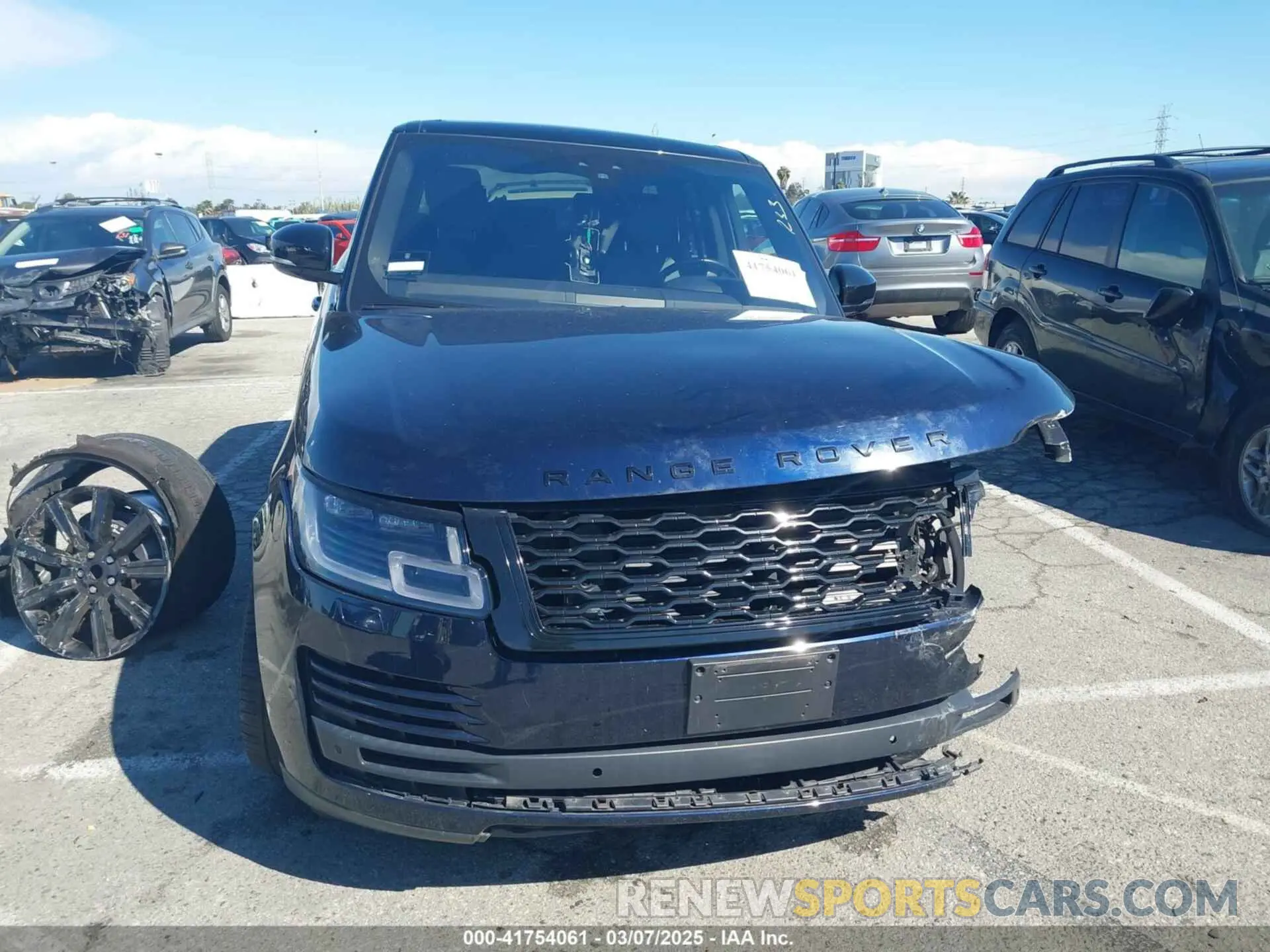 12 fotografías del automóvil dañado SALGS2RU8NA465517 LAND ROVER RANGE ROVER 2022
