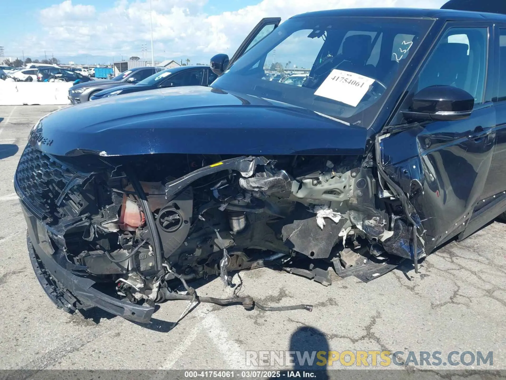 6 fotografías del automóvil dañado SALGS2RU8NA465517 LAND ROVER RANGE ROVER 2022