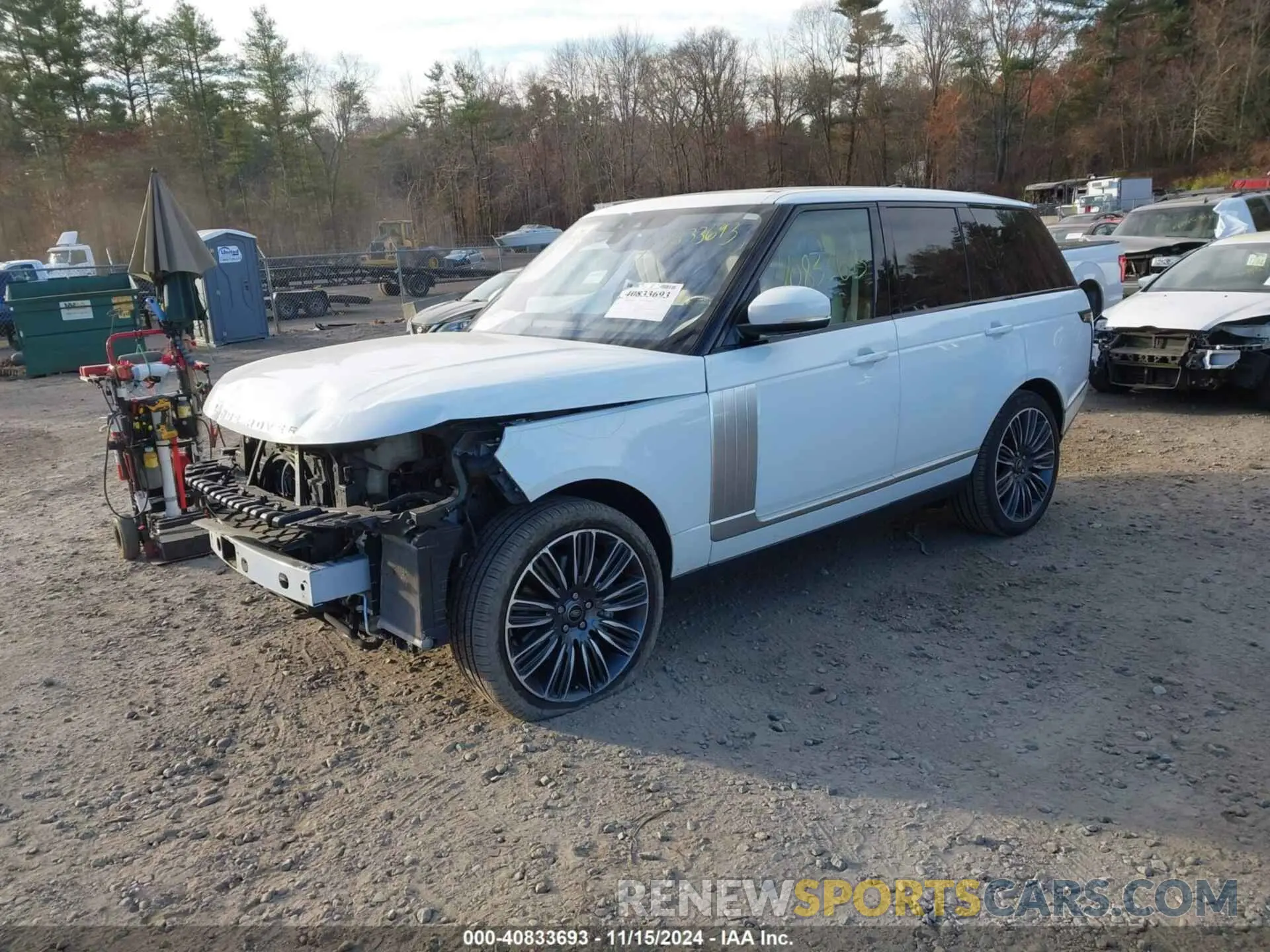 2 fotografías del automóvil dañado SALGS2RU9NA464652 LAND ROVER RANGE ROVER 2022