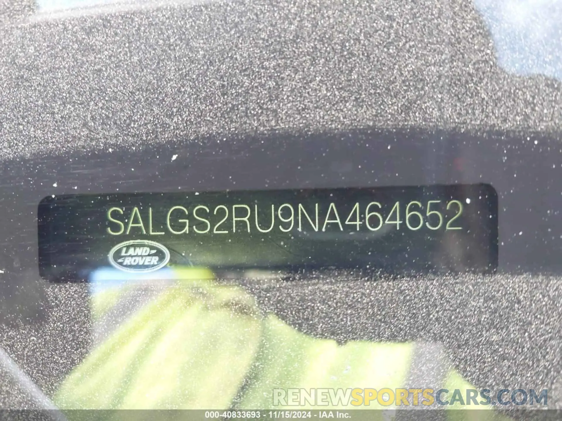 9 fotografías del automóvil dañado SALGS2RU9NA464652 LAND ROVER RANGE ROVER 2022