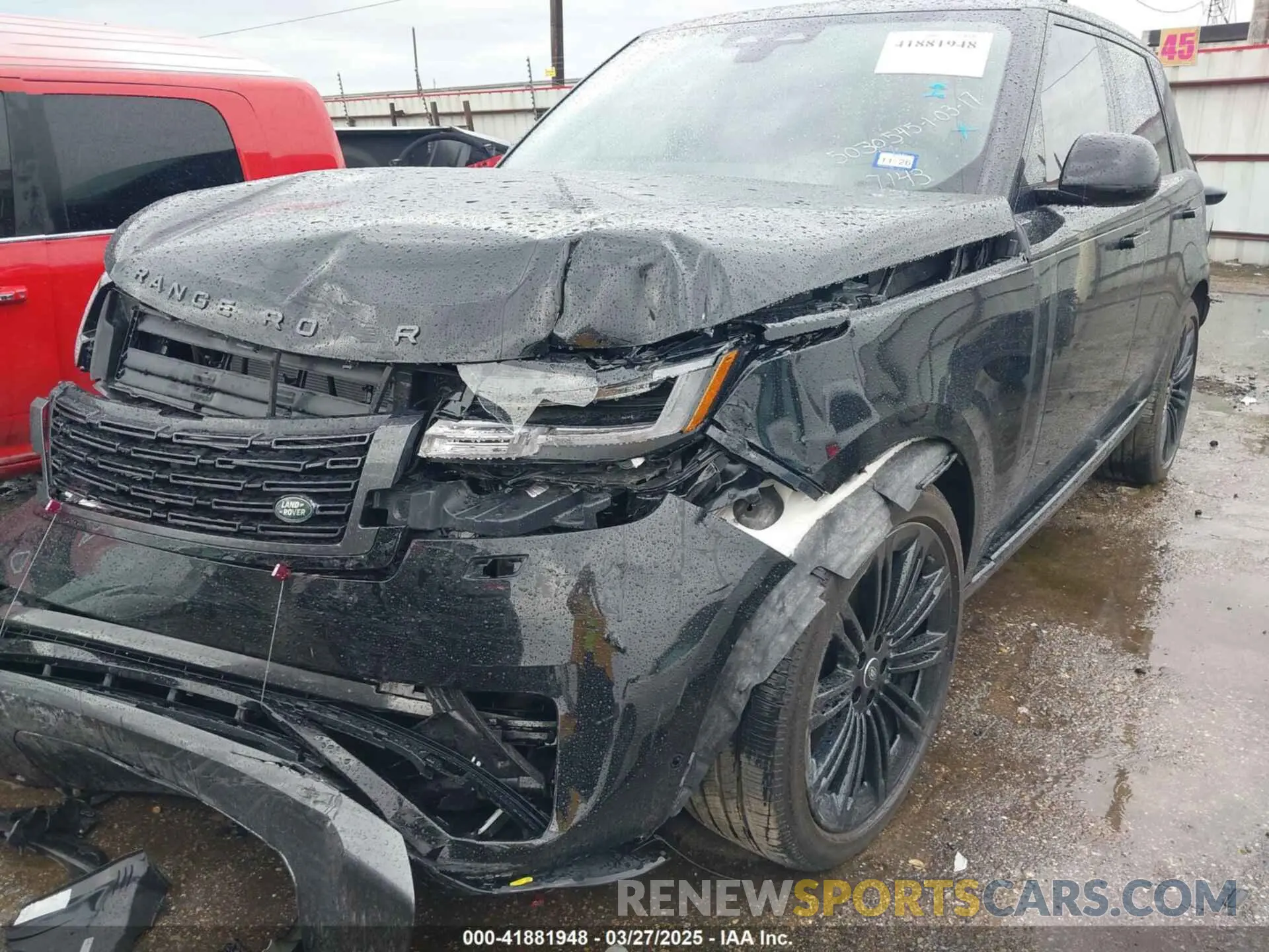 2 fotografías del automóvil dañado SALKP9FU0SA277143 LAND ROVER RANGE ROVER 2025