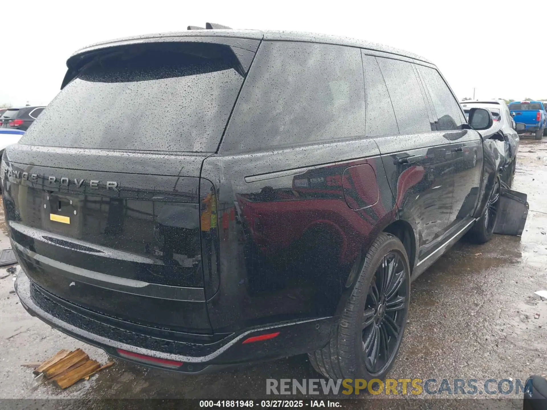 4 fotografías del automóvil dañado SALKP9FU0SA277143 LAND ROVER RANGE ROVER 2025