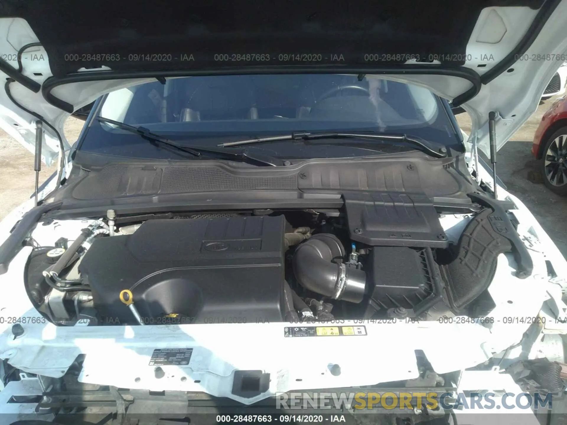 10 fotografías del automóvil dañado SALVP2RX0KH348424 LAND ROVER RANGE ROVER EVOQUE 2019