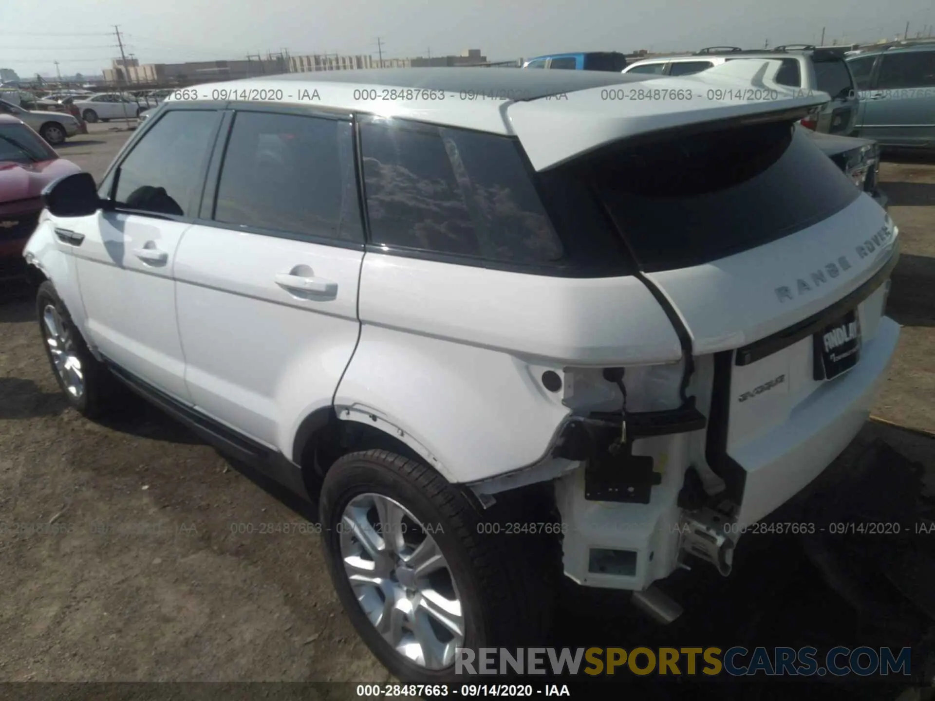 3 fotografías del automóvil dañado SALVP2RX0KH348424 LAND ROVER RANGE ROVER EVOQUE 2019