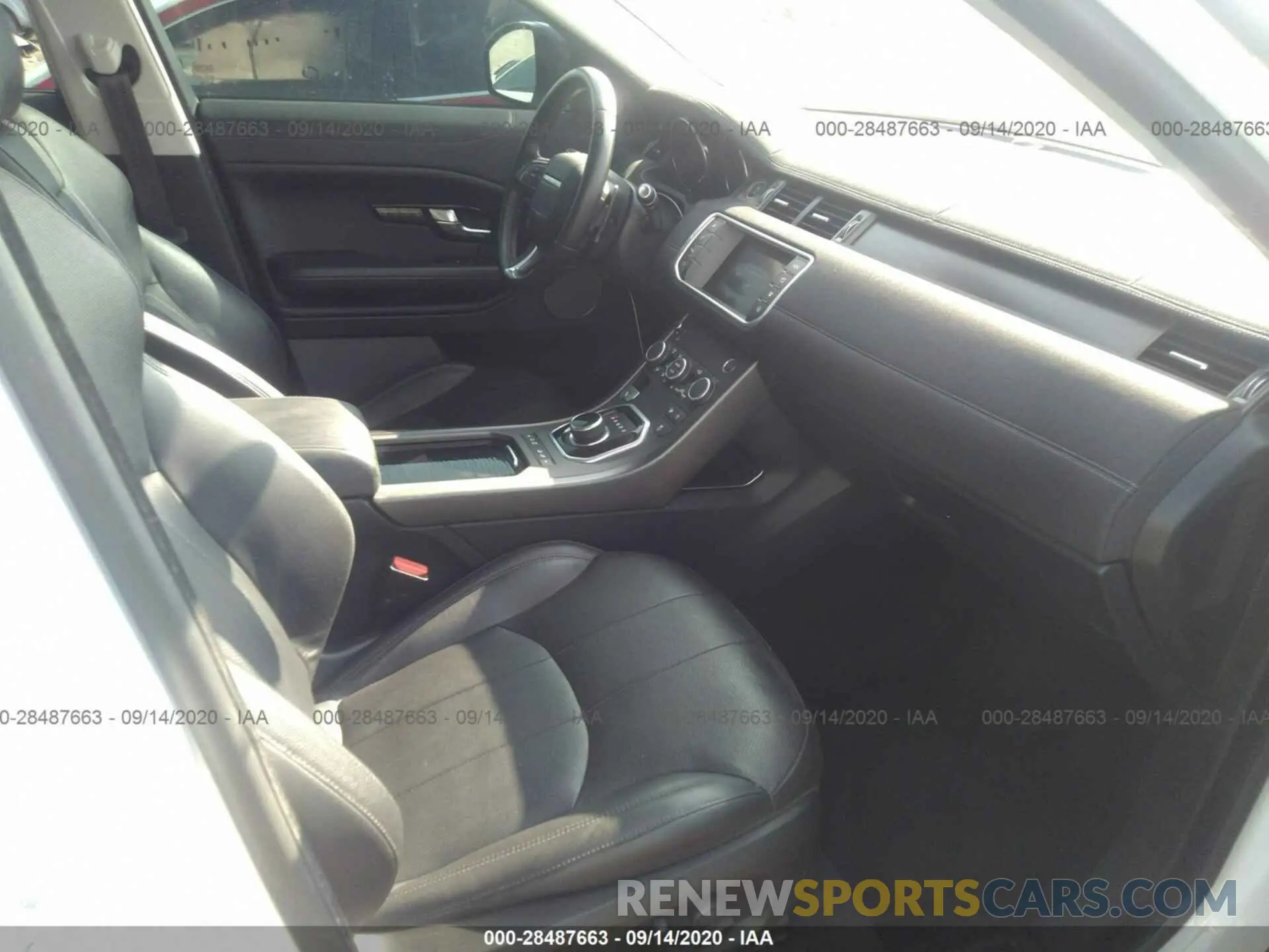5 fotografías del automóvil dañado SALVP2RX0KH348424 LAND ROVER RANGE ROVER EVOQUE 2019