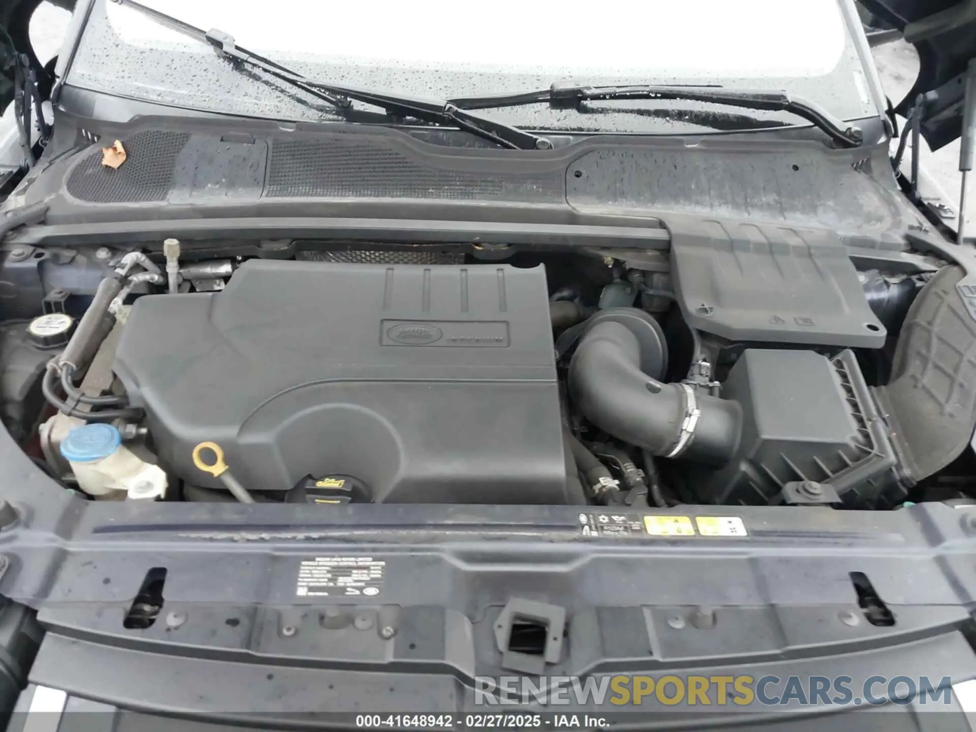 10 fotografías del automóvil dañado SALVP2RX2KH341541 LAND ROVER RANGE ROVER EVOQUE 2019