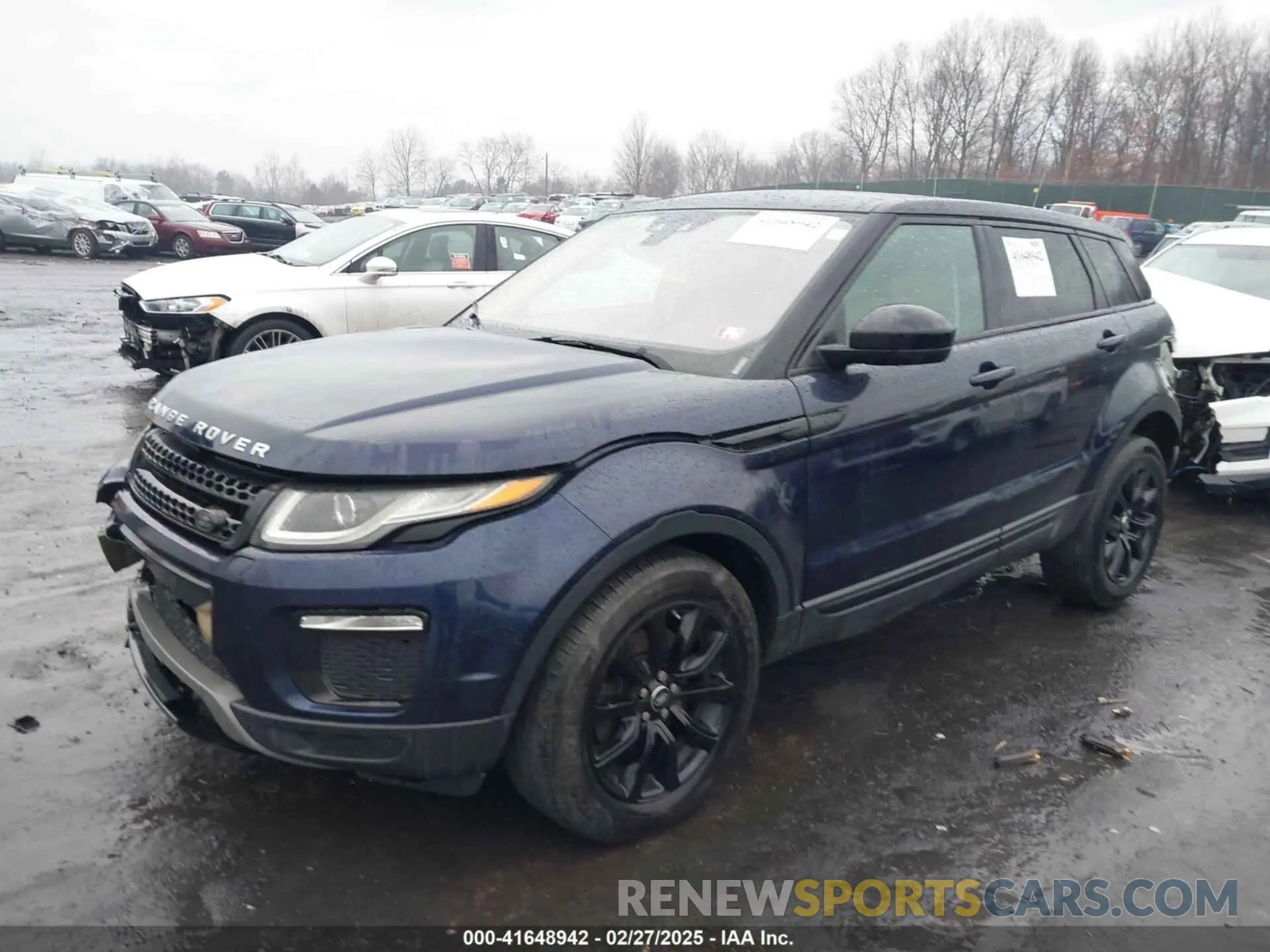 2 fotografías del automóvil dañado SALVP2RX2KH341541 LAND ROVER RANGE ROVER EVOQUE 2019