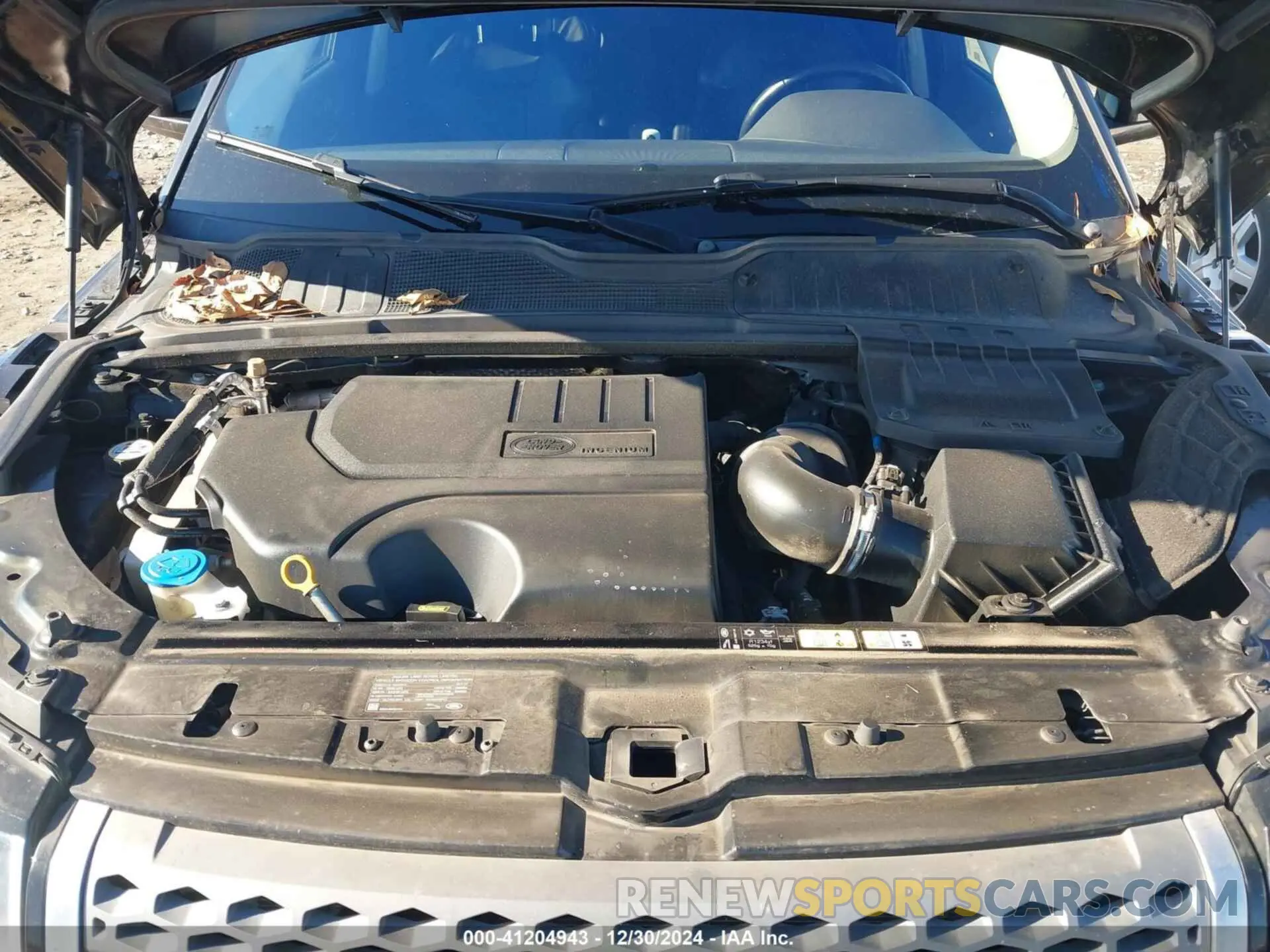 10 fotografías del automóvil dañado SALVP2RX2KH343659 LAND ROVER RANGE ROVER EVOQUE 2019