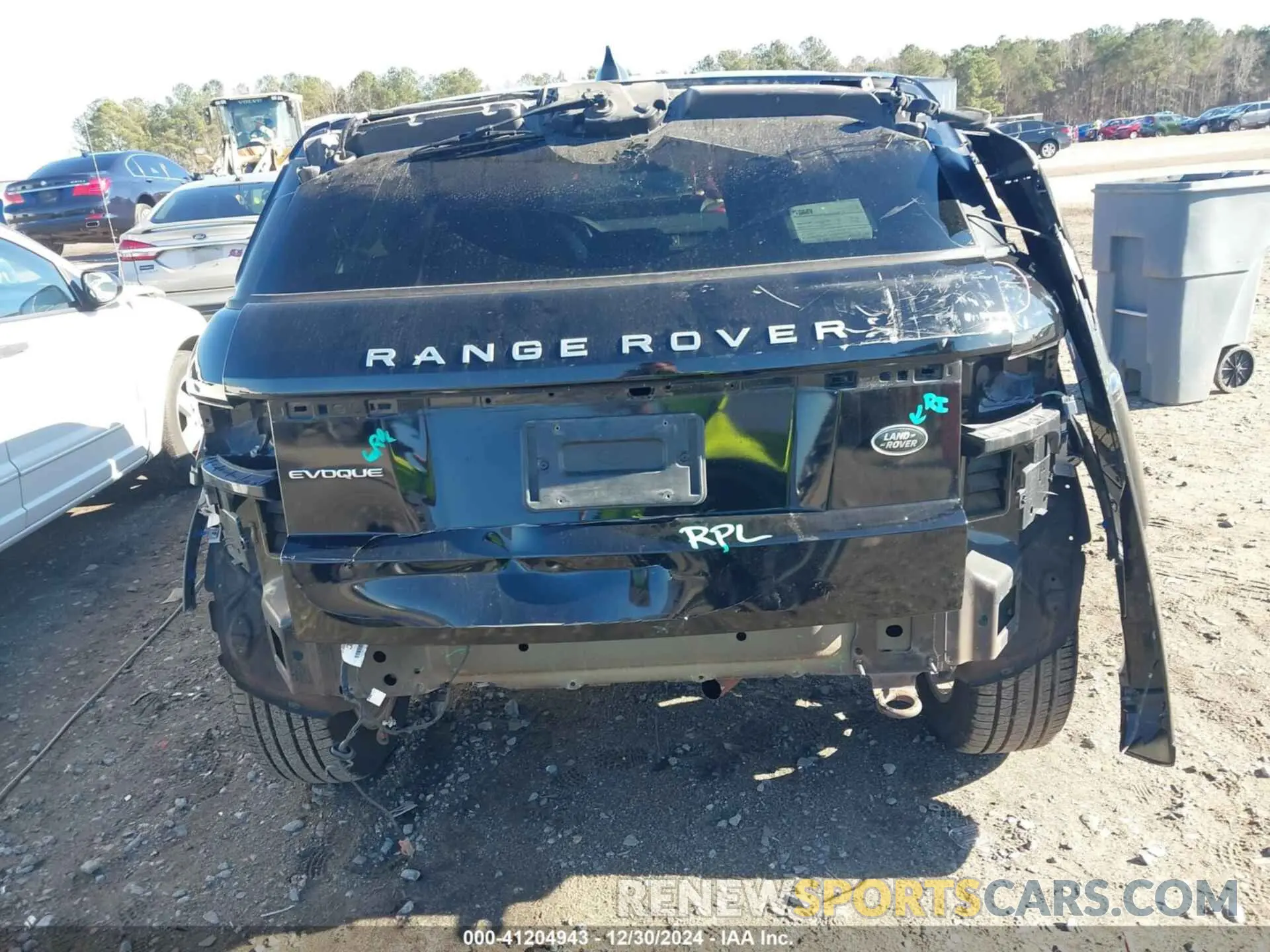 17 fotografías del automóvil dañado SALVP2RX2KH343659 LAND ROVER RANGE ROVER EVOQUE 2019