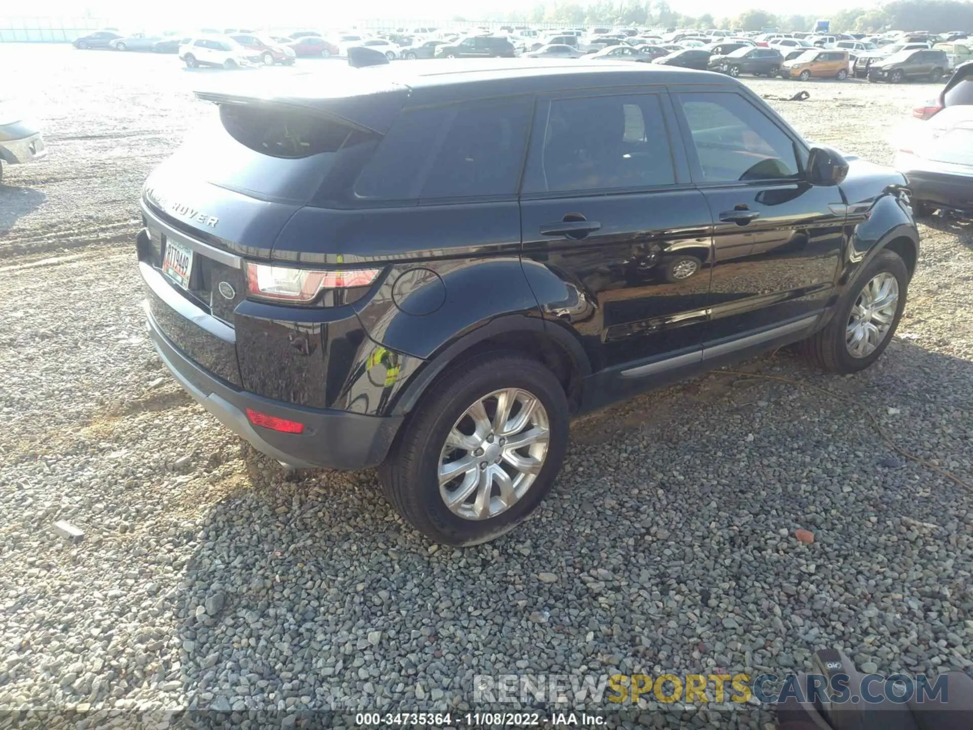 4 fotografías del automóvil dañado SALVP2RX3KH347770 LAND ROVER RANGE ROVER EVOQUE 2019