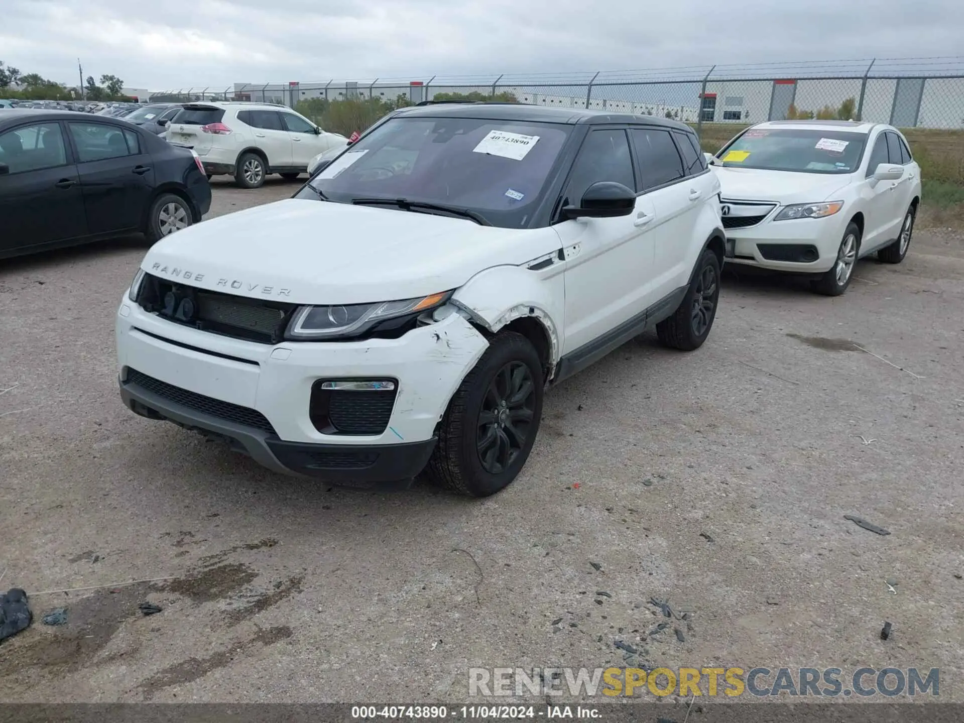 2 fotografías del automóvil dañado SALVP2RX7KH347383 LAND ROVER RANGE ROVER EVOQUE 2019