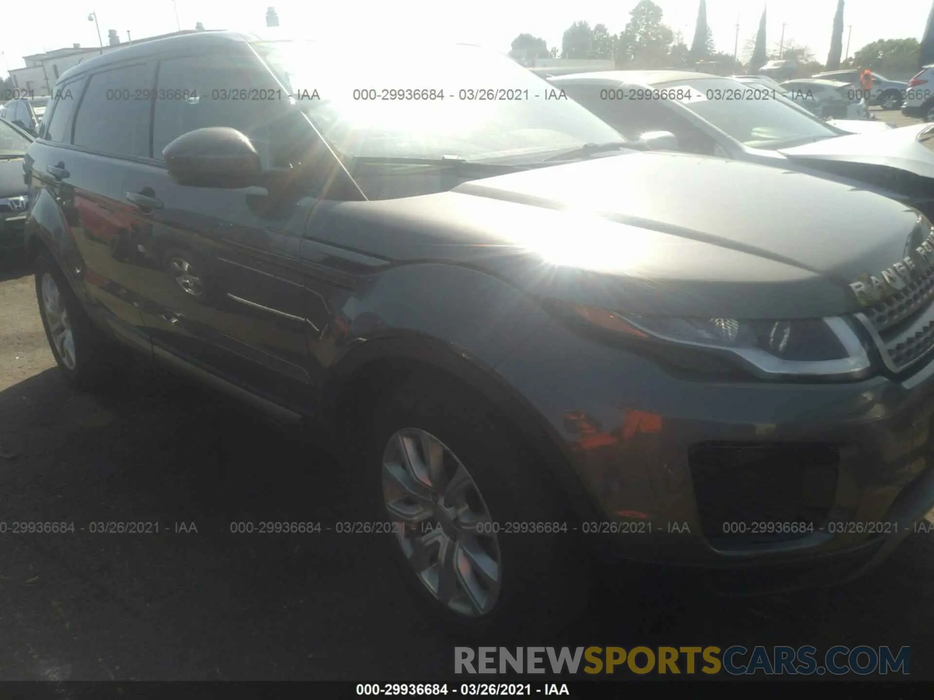 1 fotografías del automóvil dañado SALVP2RX7KH348842 LAND ROVER RANGE ROVER EVOQUE 2019