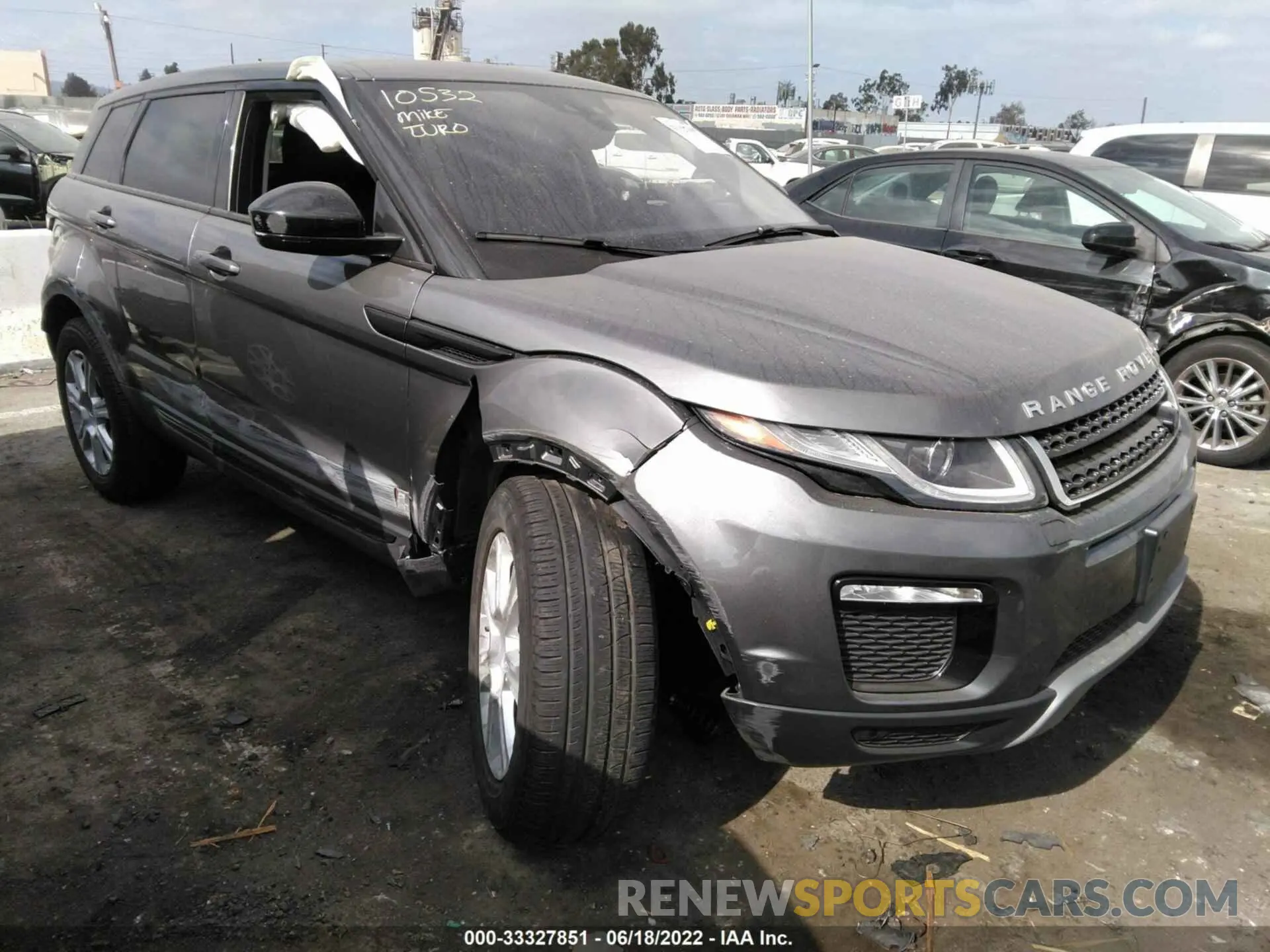 1 fotografías del automóvil dañado SALVP2RXXKH337821 LAND ROVER RANGE ROVER EVOQUE 2019