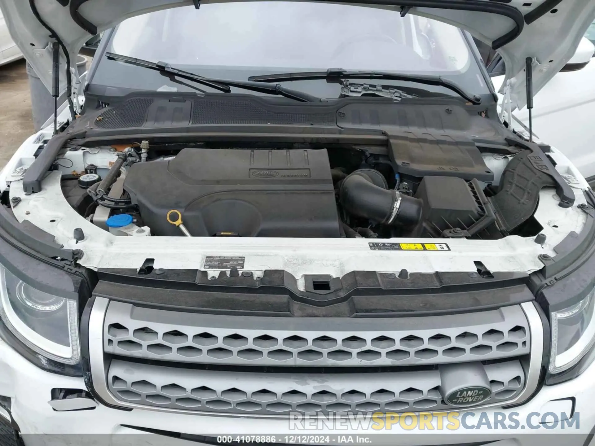 10 fotografías del automóvil dañado SALVP2RXXKH348530 LAND ROVER RANGE ROVER EVOQUE 2019