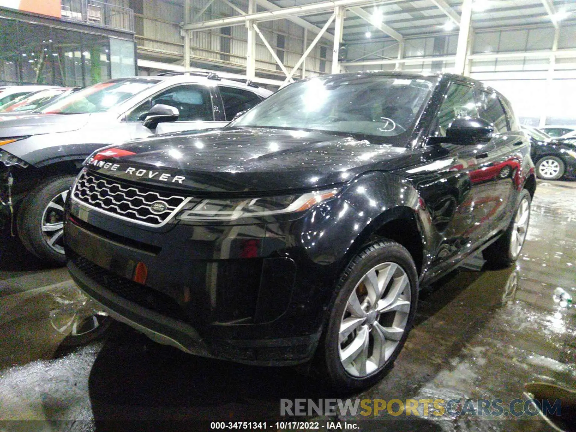 2 fotografías del automóvil dañado 000ZP2FX7LH076011 LAND ROVER RANGE ROVER EVOQUE 2020
