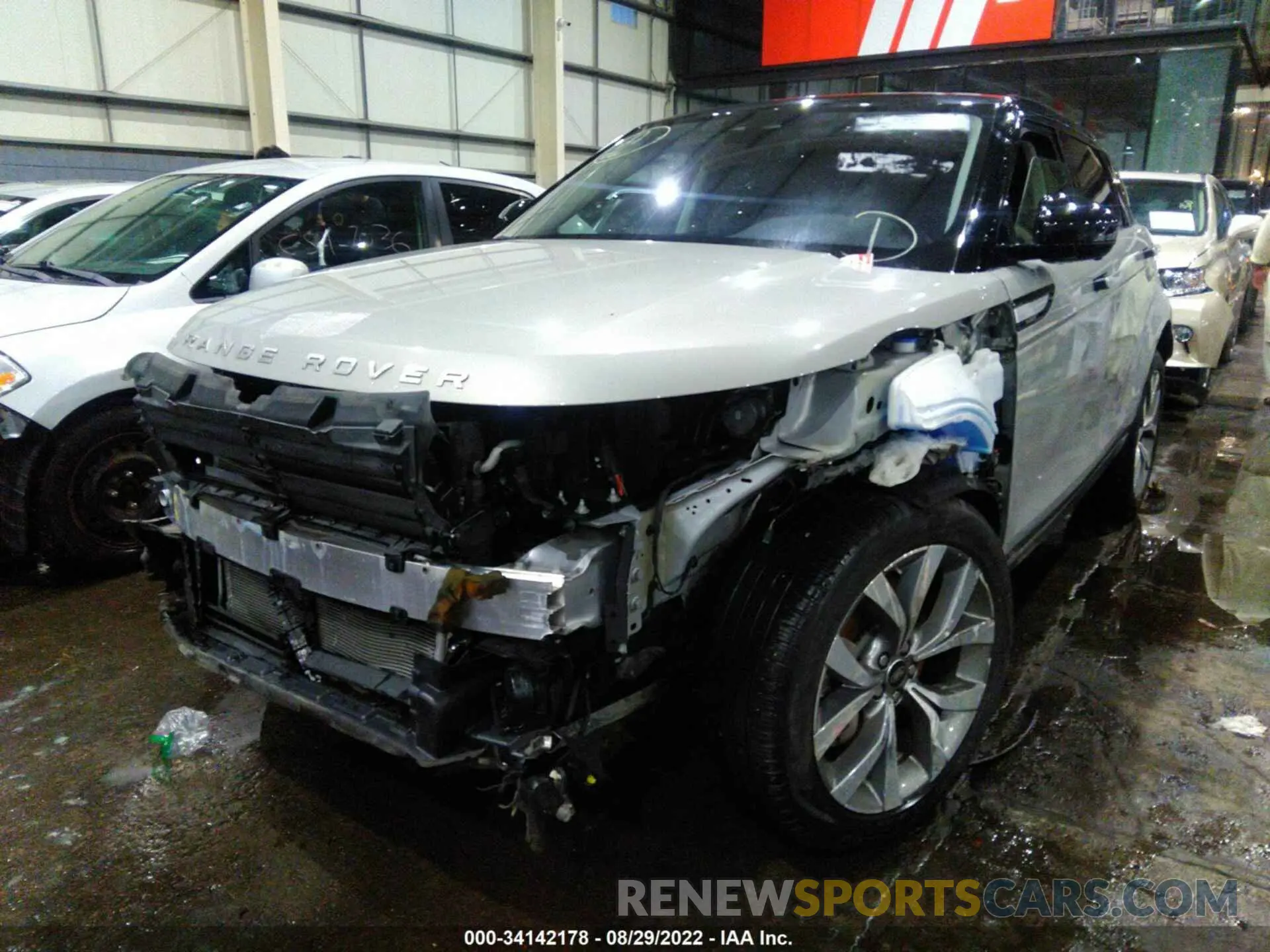 2 fotografías del automóvil dañado 00LZJ2FX4LH089011 LAND ROVER RANGE ROVER EVOQUE 2020