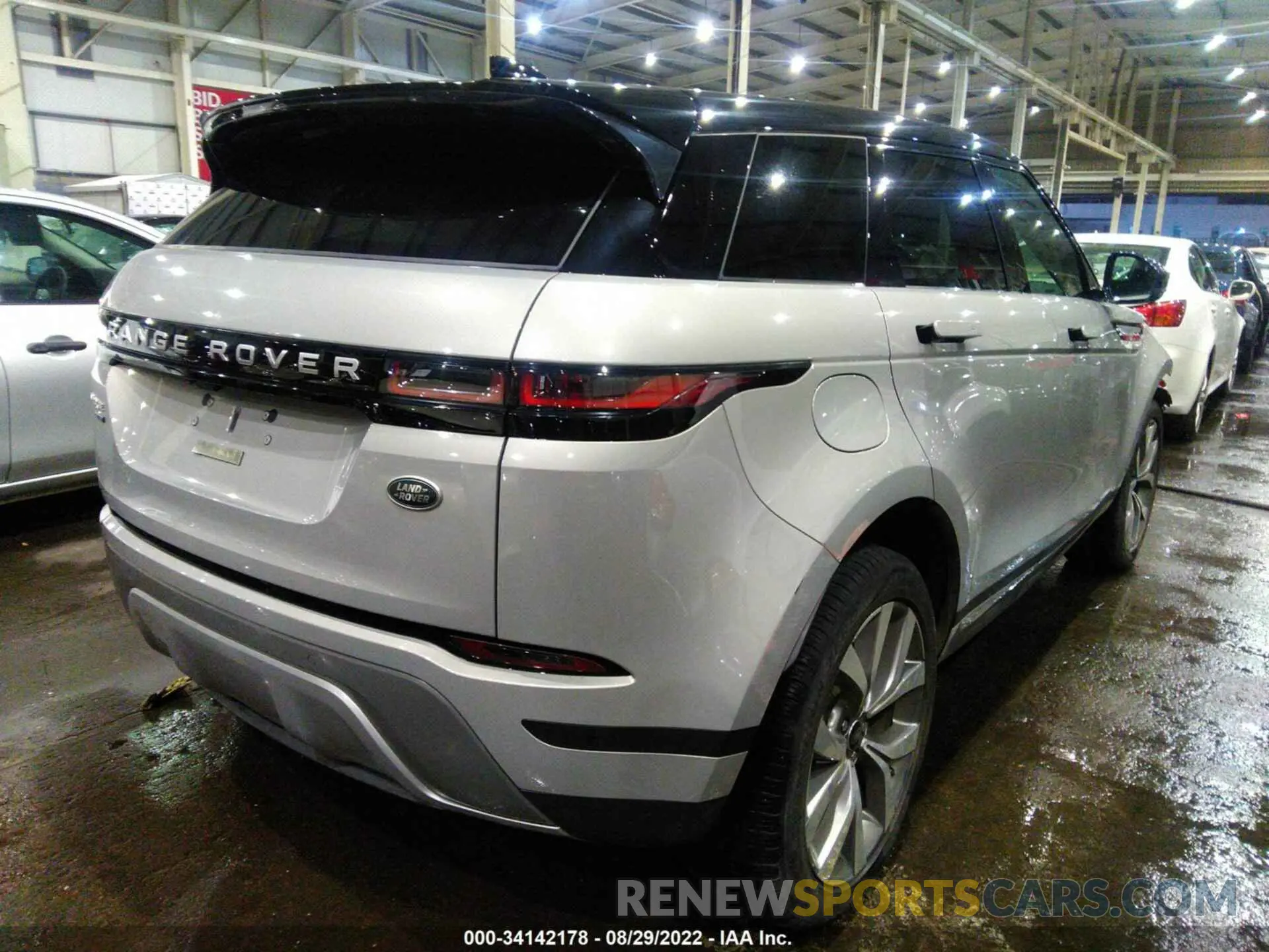 4 fotografías del automóvil dañado 00LZJ2FX4LH089011 LAND ROVER RANGE ROVER EVOQUE 2020