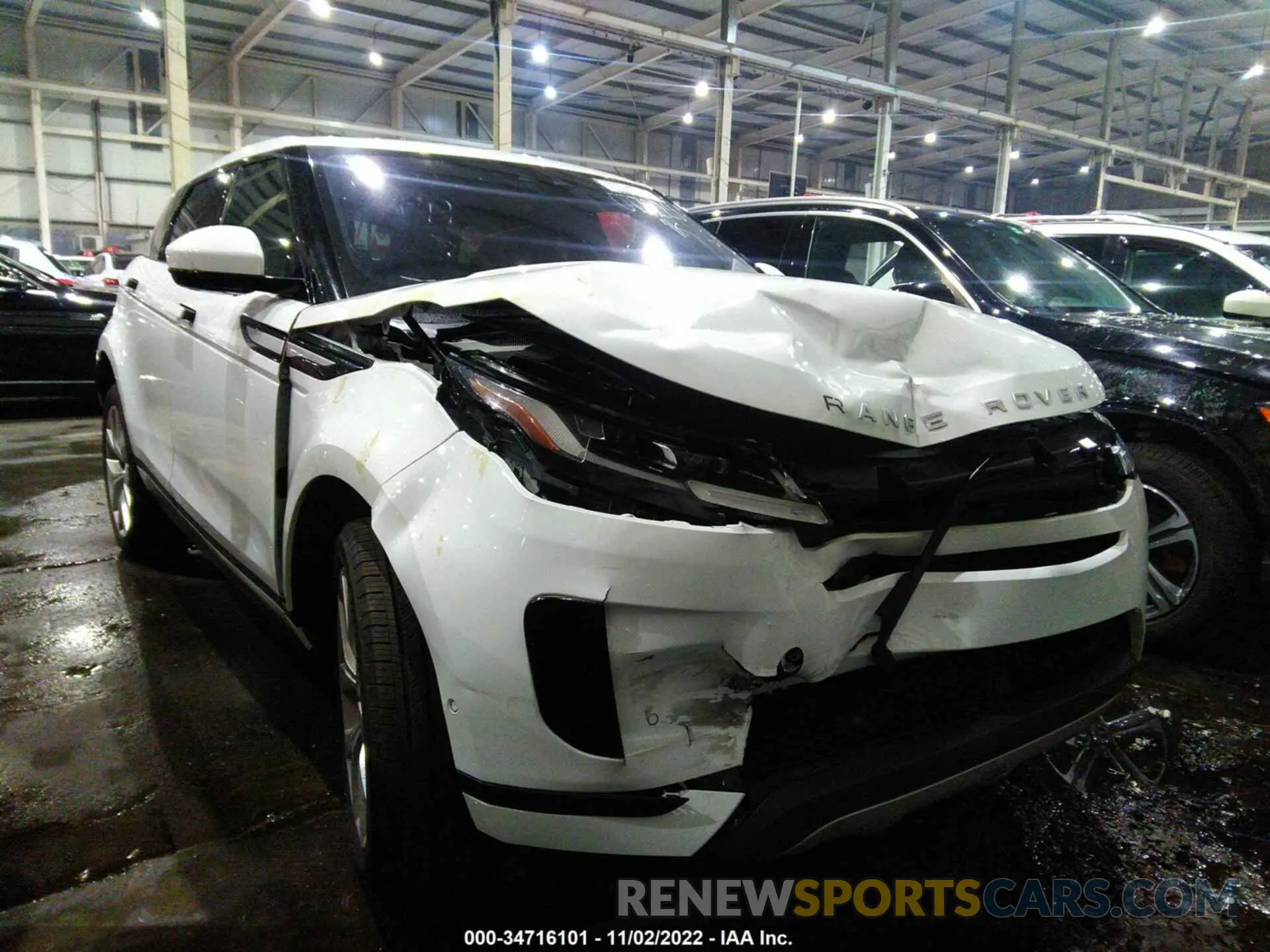 1 fotografías del automóvil dañado 00LZP2FXXLH077220 LAND ROVER RANGE ROVER EVOQUE 2020