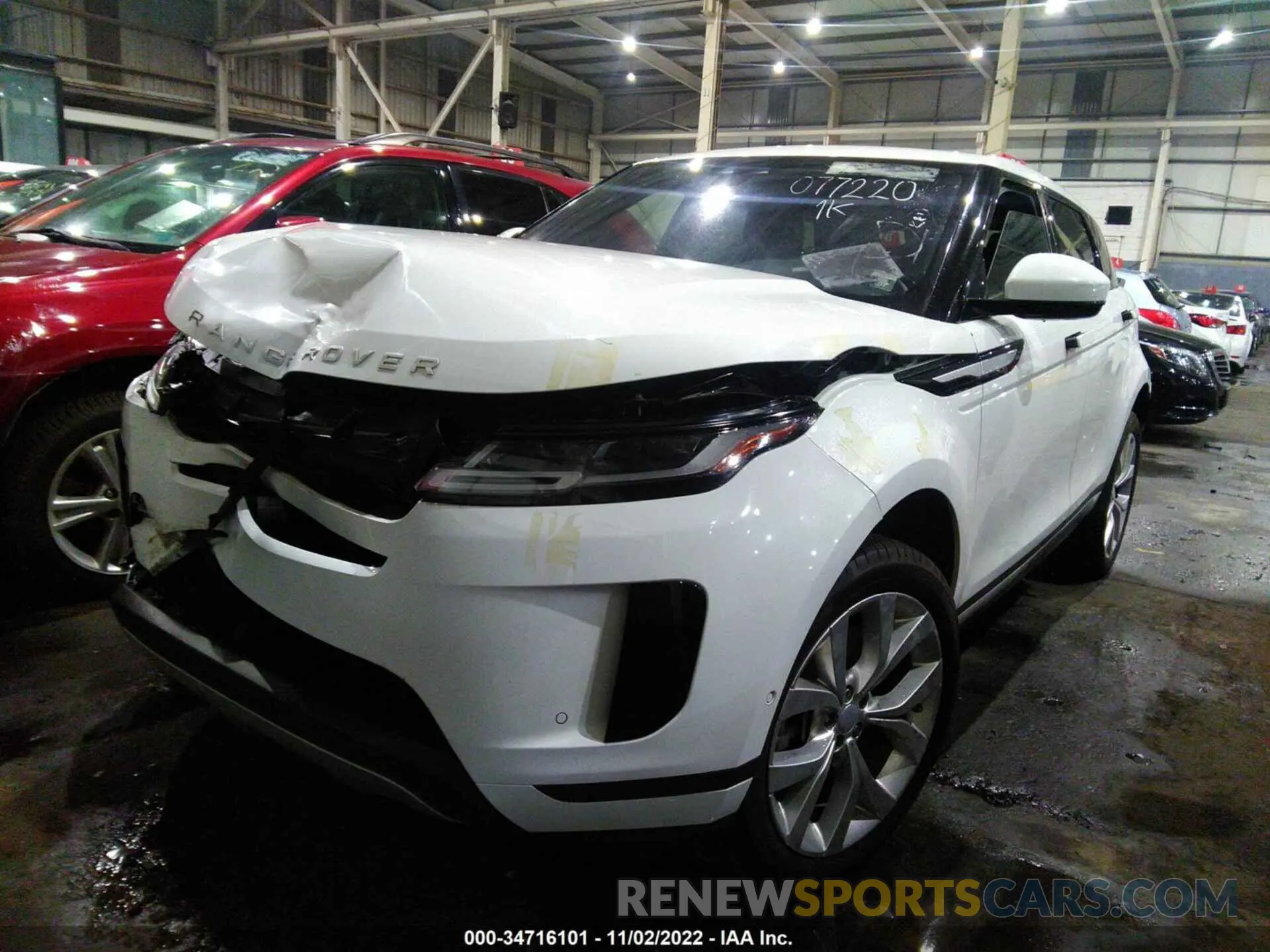 2 fotografías del automóvil dañado 00LZP2FXXLH077220 LAND ROVER RANGE ROVER EVOQUE 2020