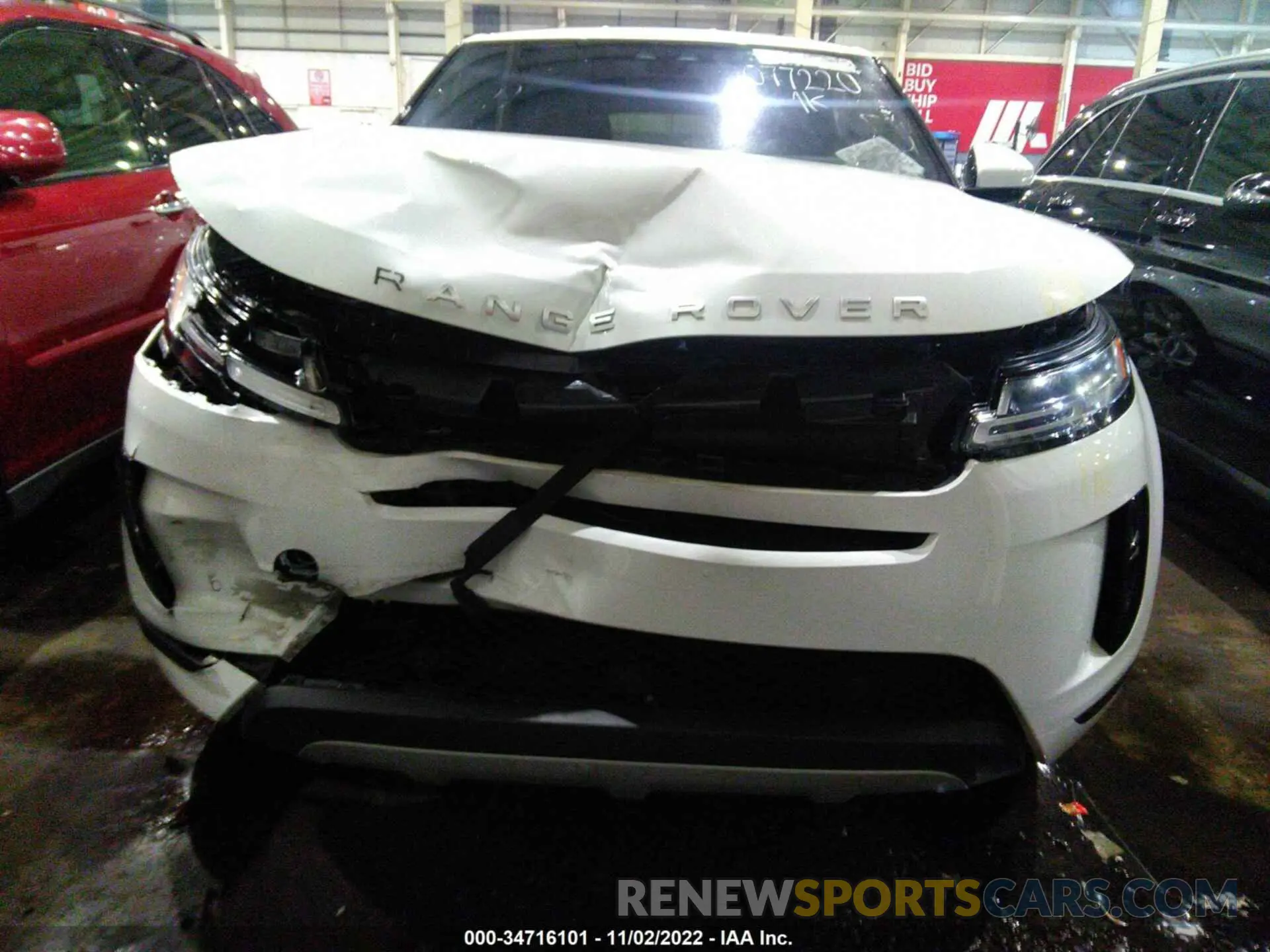 6 fotografías del automóvil dañado 00LZP2FXXLH077220 LAND ROVER RANGE ROVER EVOQUE 2020