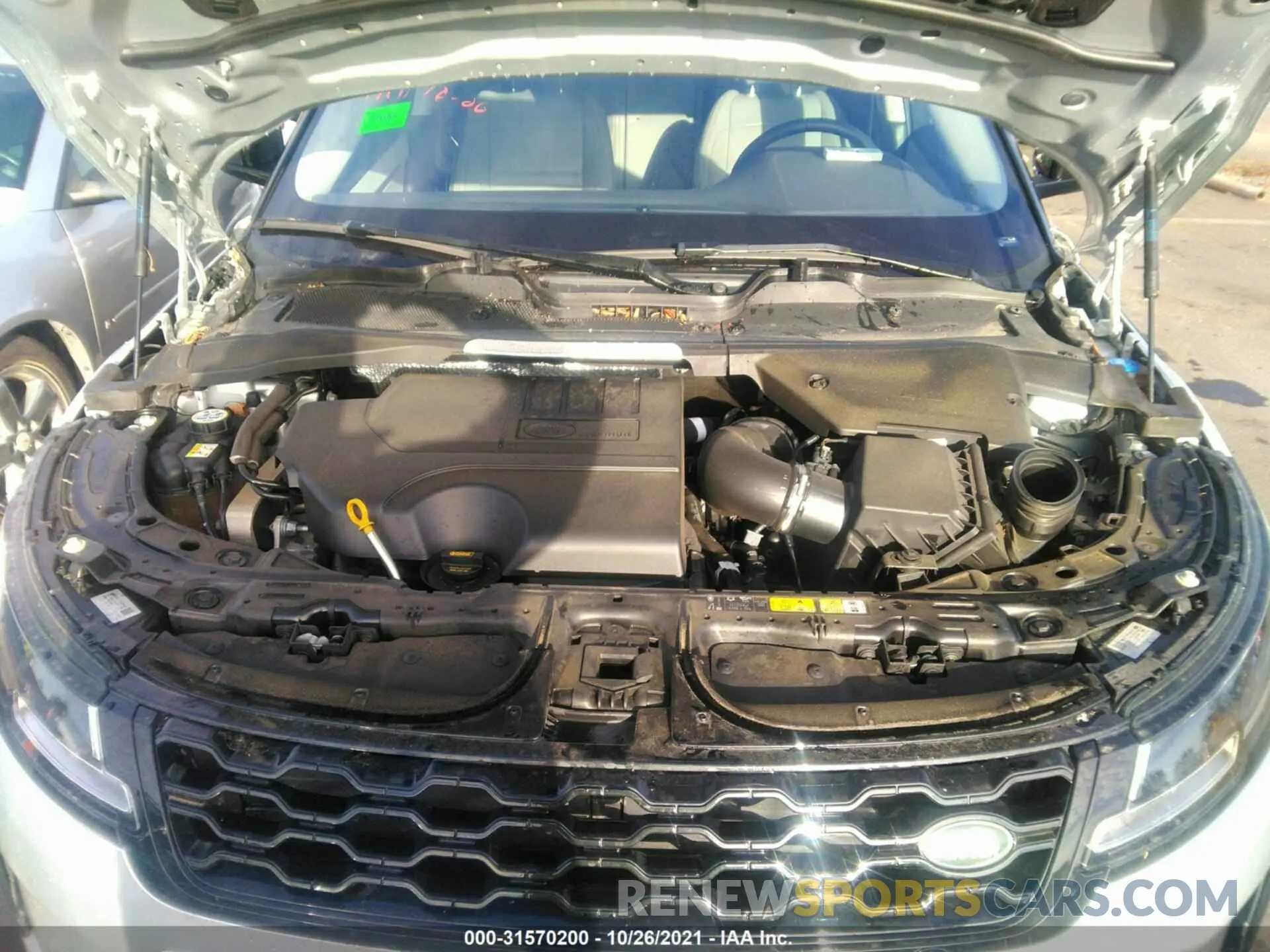10 fotografías del automóvil dañado SALZJ2FX0LH041859 LAND ROVER RANGE ROVER EVOQUE 2020