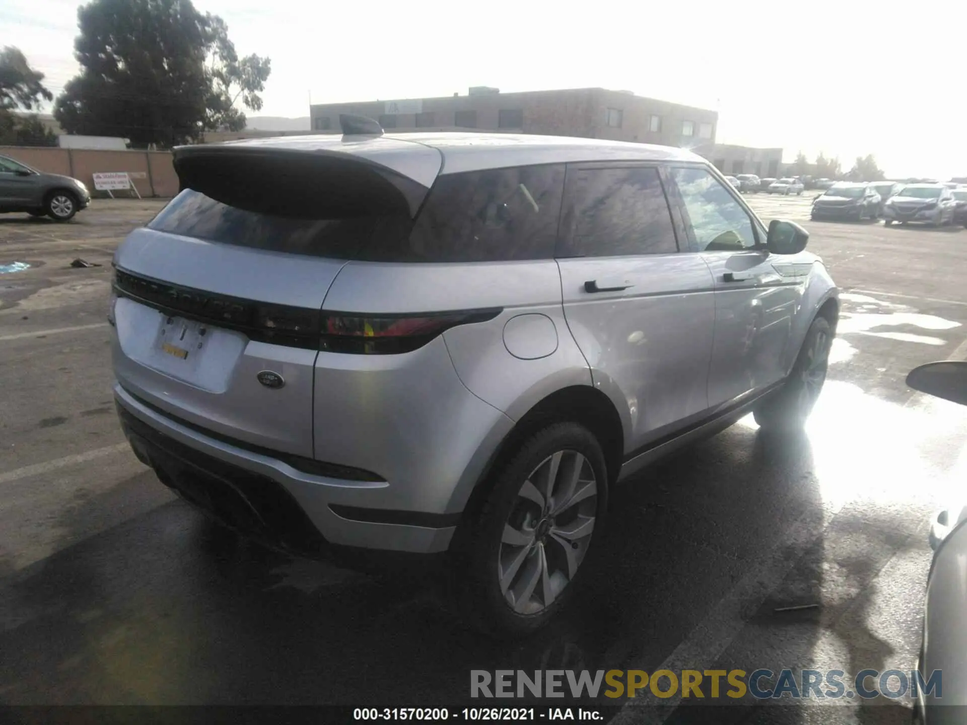 4 fotografías del automóvil dañado SALZJ2FX0LH041859 LAND ROVER RANGE ROVER EVOQUE 2020