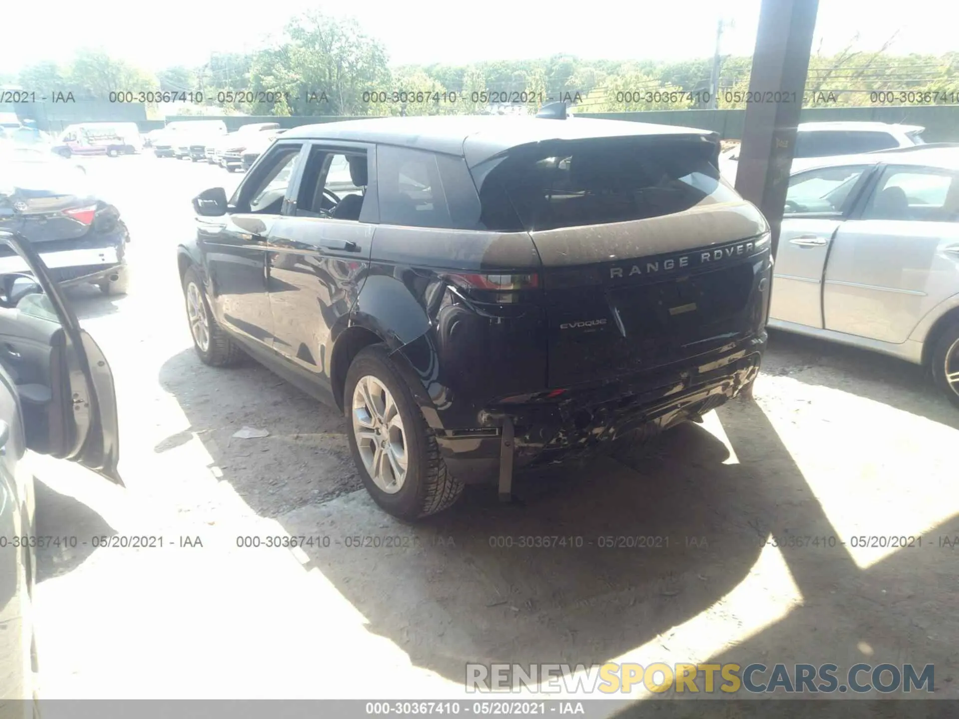 3 fotografías del automóvil dañado SALZJ2FX0LH044146 LAND ROVER RANGE ROVER EVOQUE 2020