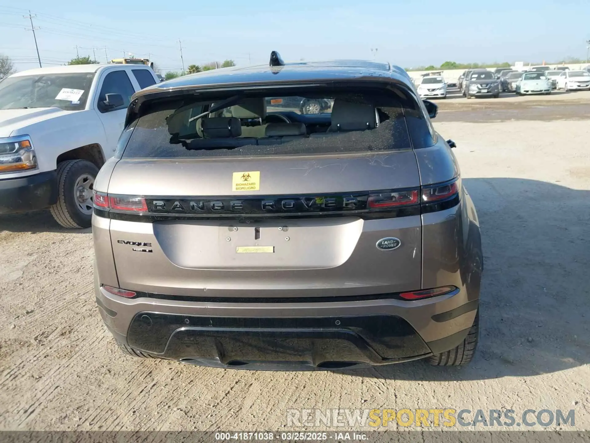 16 fotografías del automóvil dañado SALZJ2FX0LH073534 LAND ROVER RANGE ROVER EVOQUE 2020