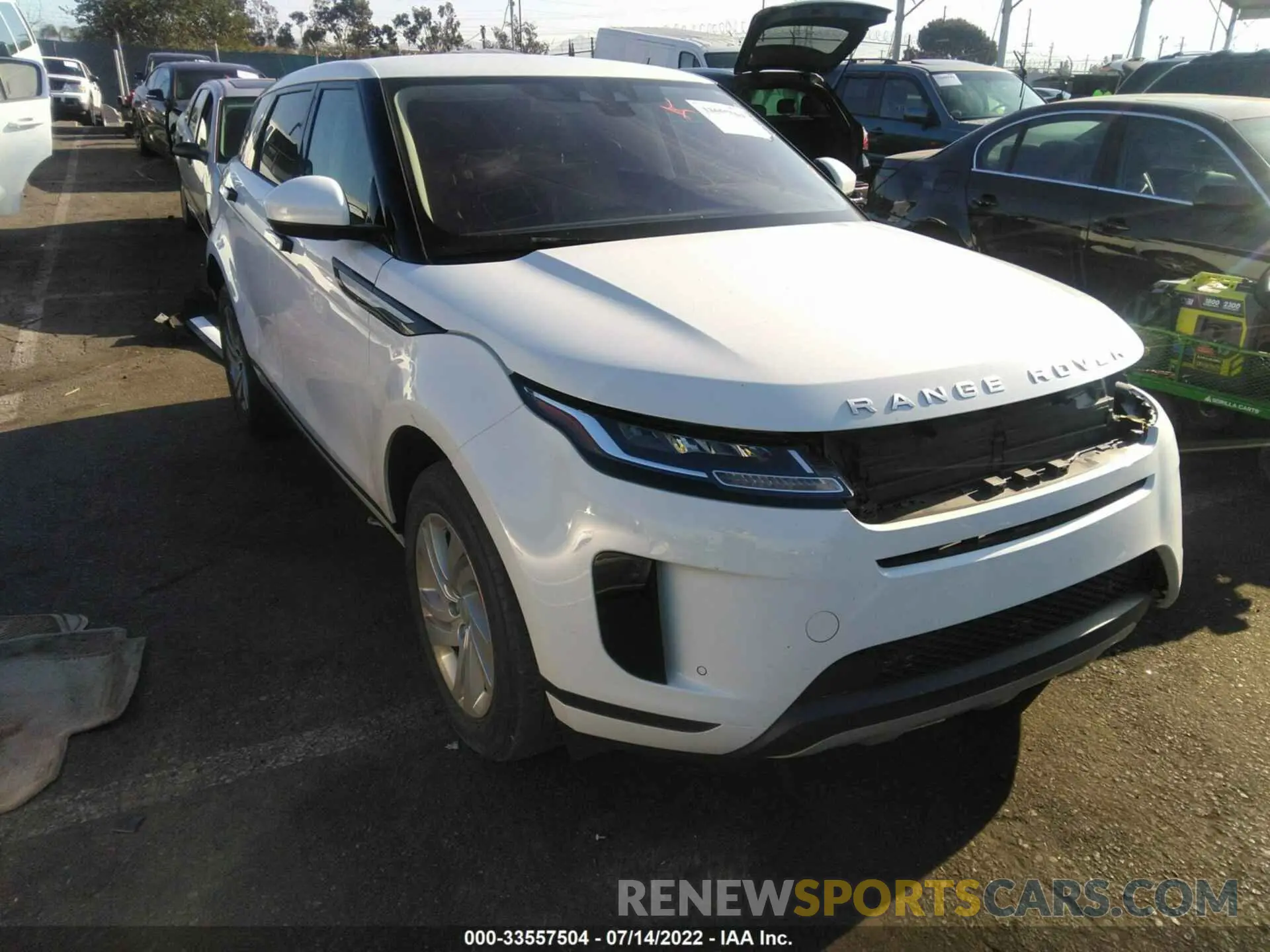 1 fotografías del automóvil dañado SALZJ2FX1LH009163 LAND ROVER RANGE ROVER EVOQUE 2020