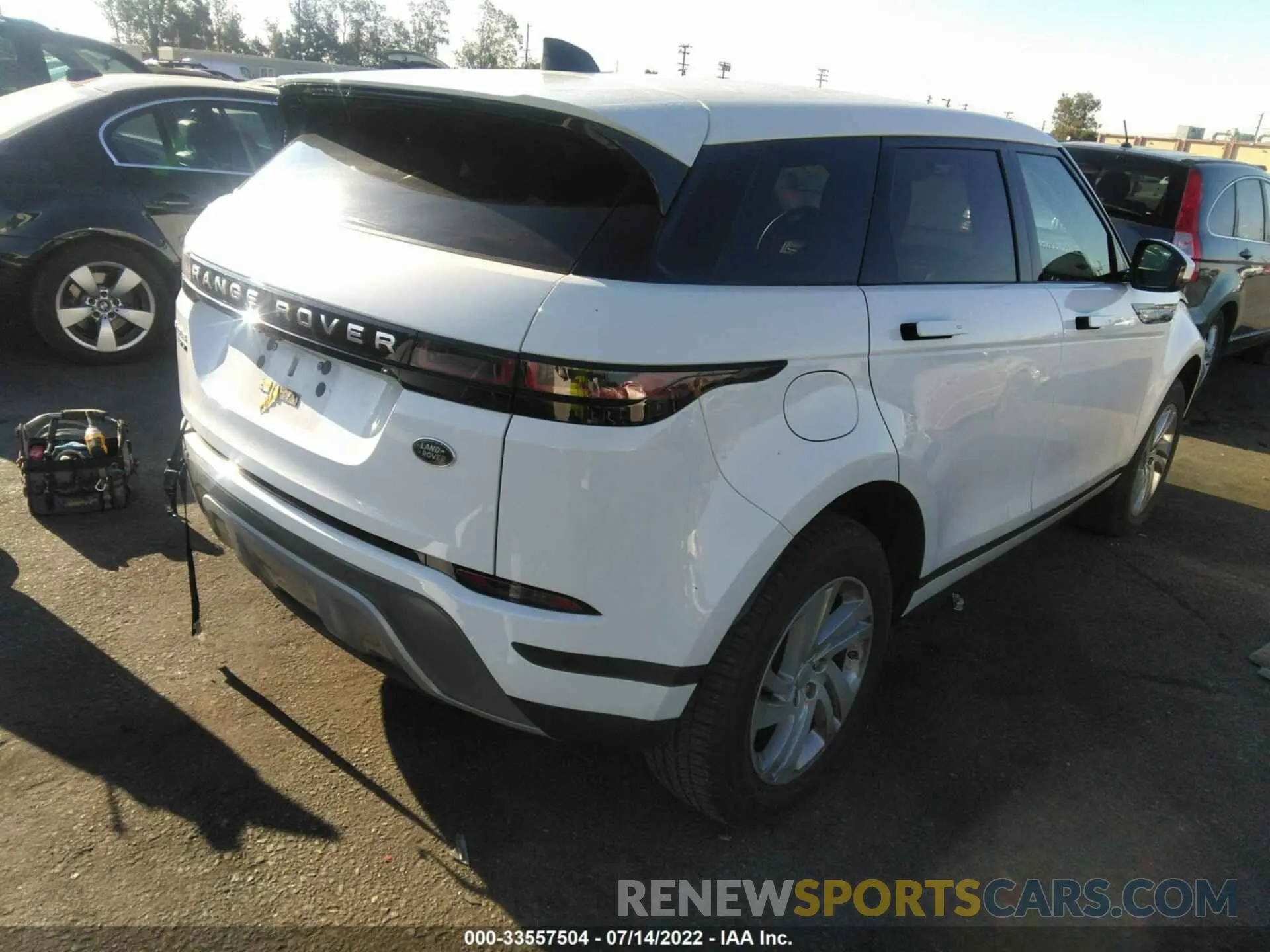 4 fotografías del automóvil dañado SALZJ2FX1LH009163 LAND ROVER RANGE ROVER EVOQUE 2020