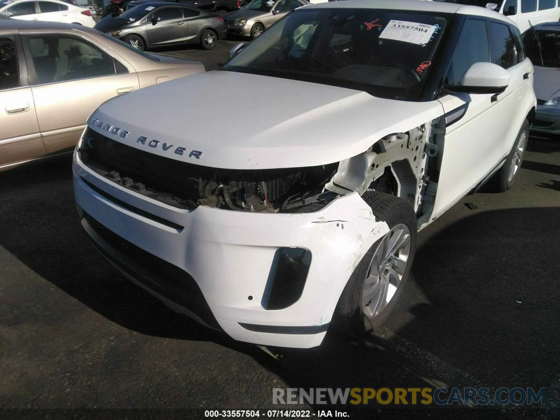 6 fotografías del automóvil dañado SALZJ2FX1LH009163 LAND ROVER RANGE ROVER EVOQUE 2020