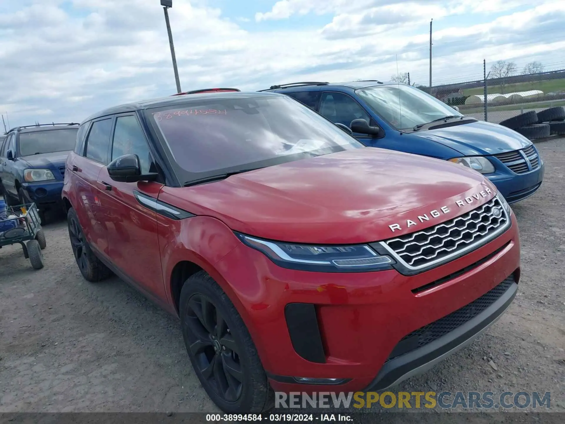 1 fotografías del automóvil dañado SALZJ2FX1LH040834 LAND ROVER RANGE ROVER EVOQUE 2020