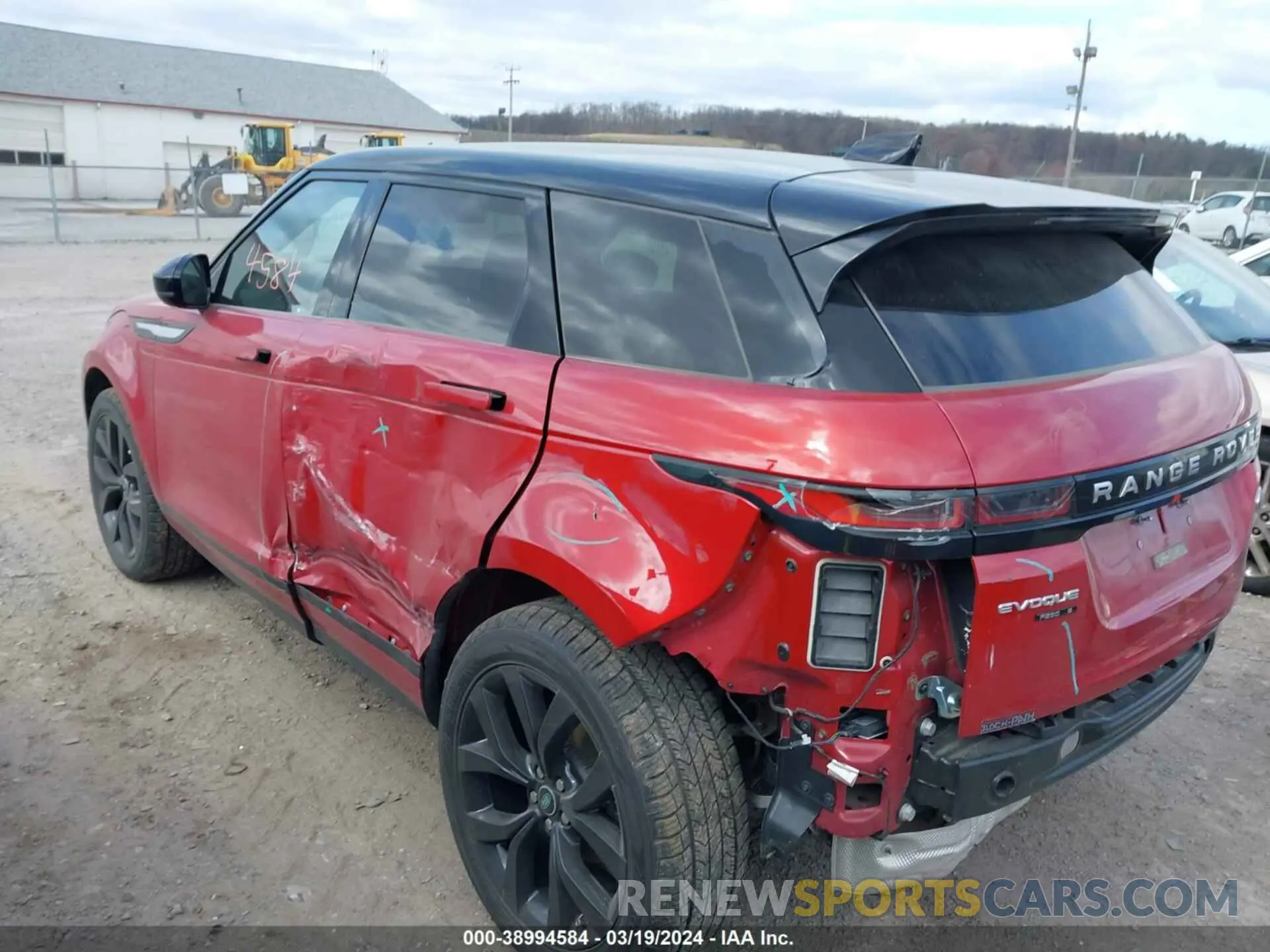 14 fotografías del automóvil dañado SALZJ2FX1LH040834 LAND ROVER RANGE ROVER EVOQUE 2020