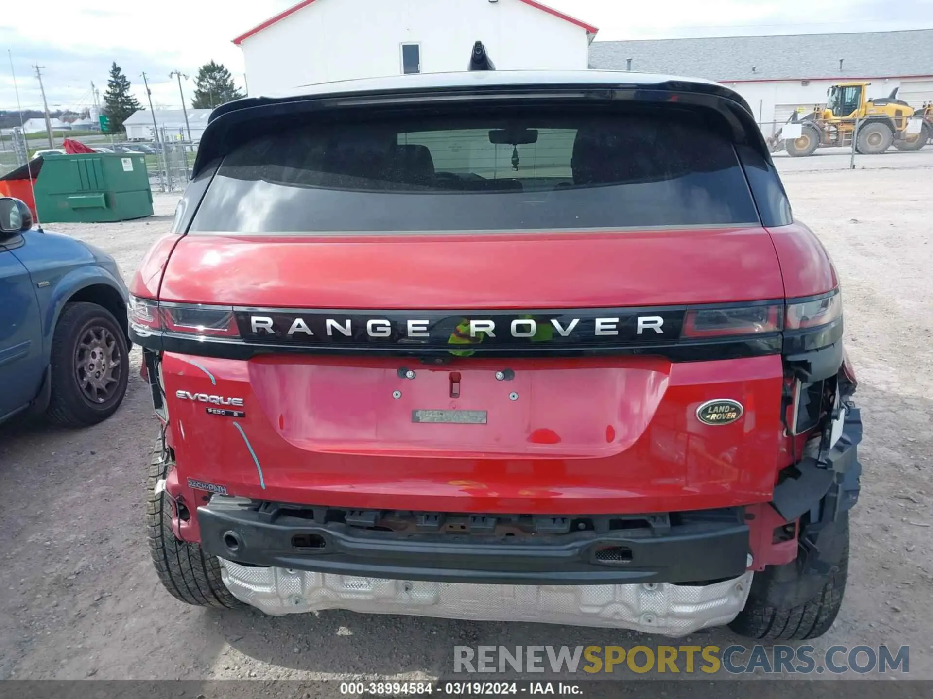 16 fotografías del automóvil dañado SALZJ2FX1LH040834 LAND ROVER RANGE ROVER EVOQUE 2020