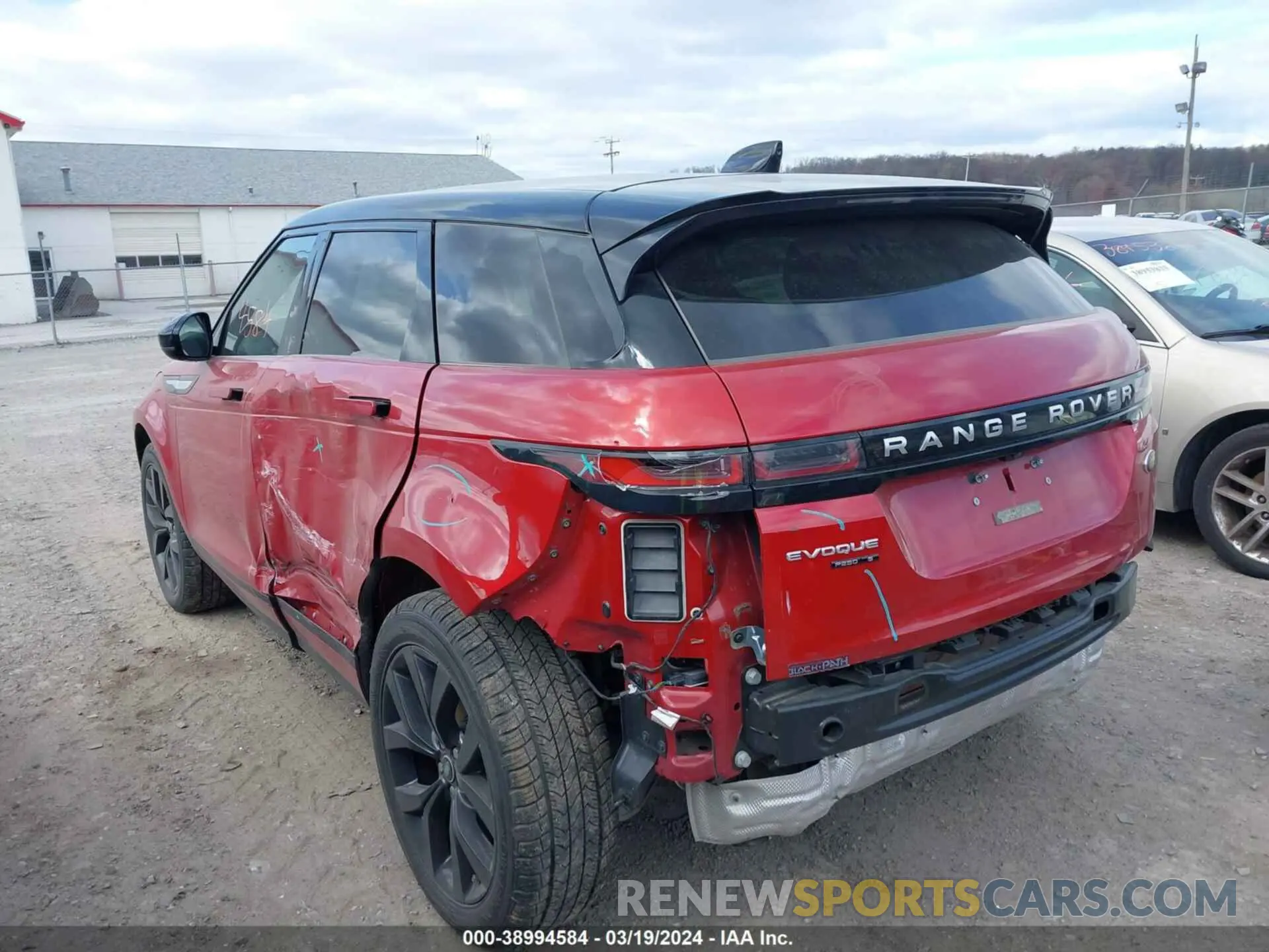 3 fotografías del automóvil dañado SALZJ2FX1LH040834 LAND ROVER RANGE ROVER EVOQUE 2020