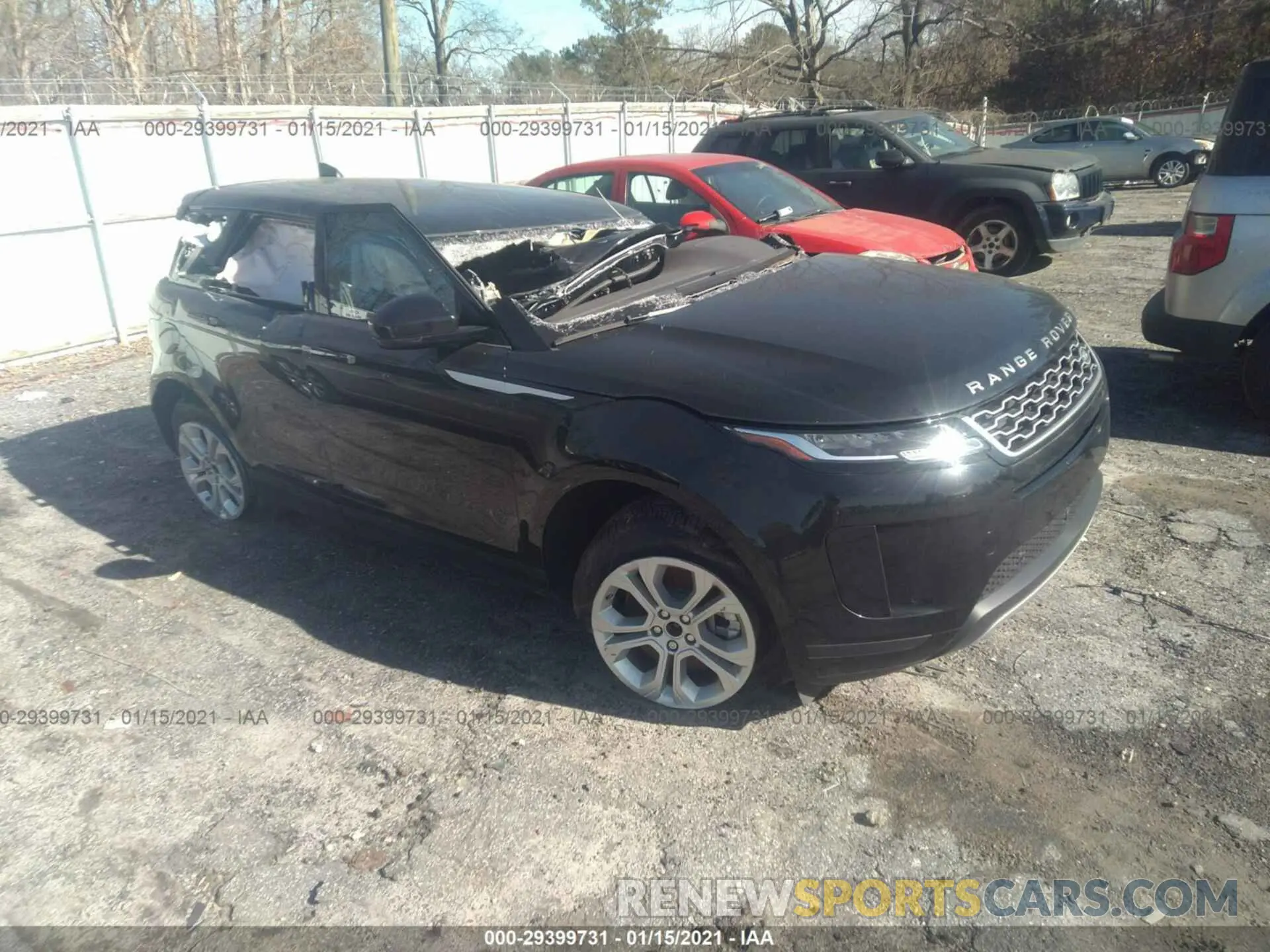 1 fotografías del automóvil dañado SALZJ2FX2LH008037 LAND ROVER RANGE ROVER EVOQUE 2020