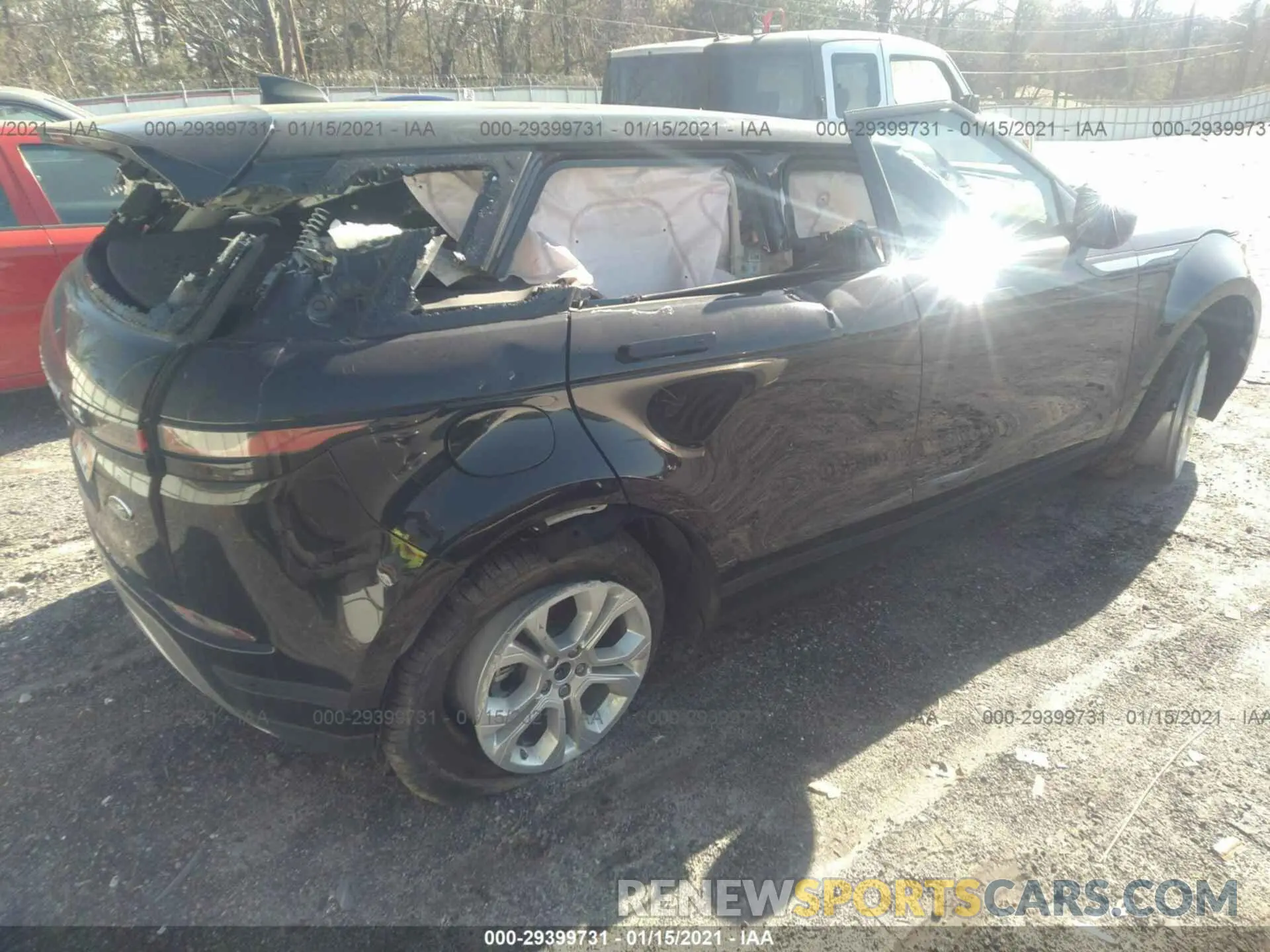 4 fotografías del automóvil dañado SALZJ2FX2LH008037 LAND ROVER RANGE ROVER EVOQUE 2020
