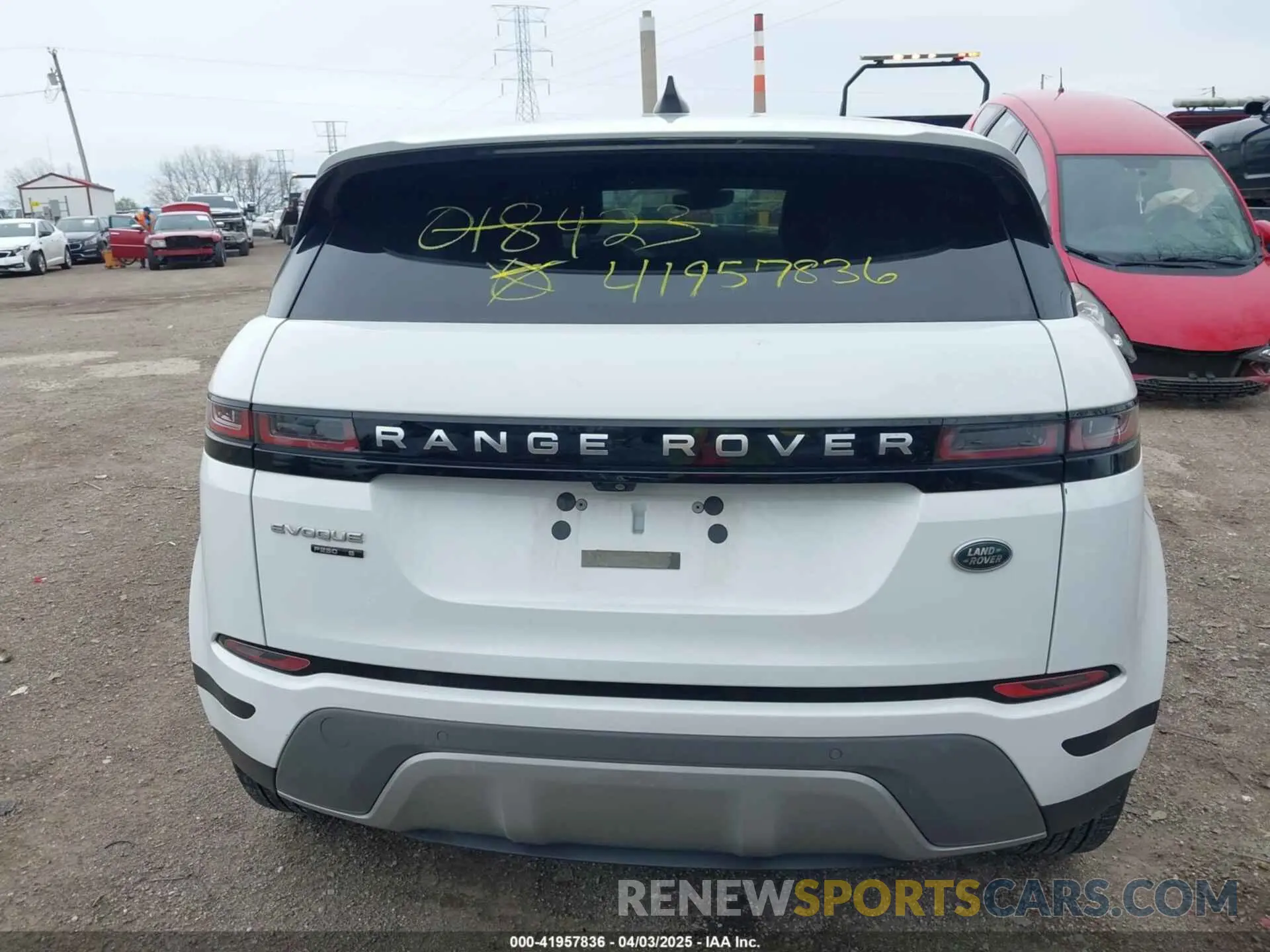 15 fotografías del automóvil dañado SALZJ2FX2LH018423 LAND ROVER RANGE ROVER EVOQUE 2020