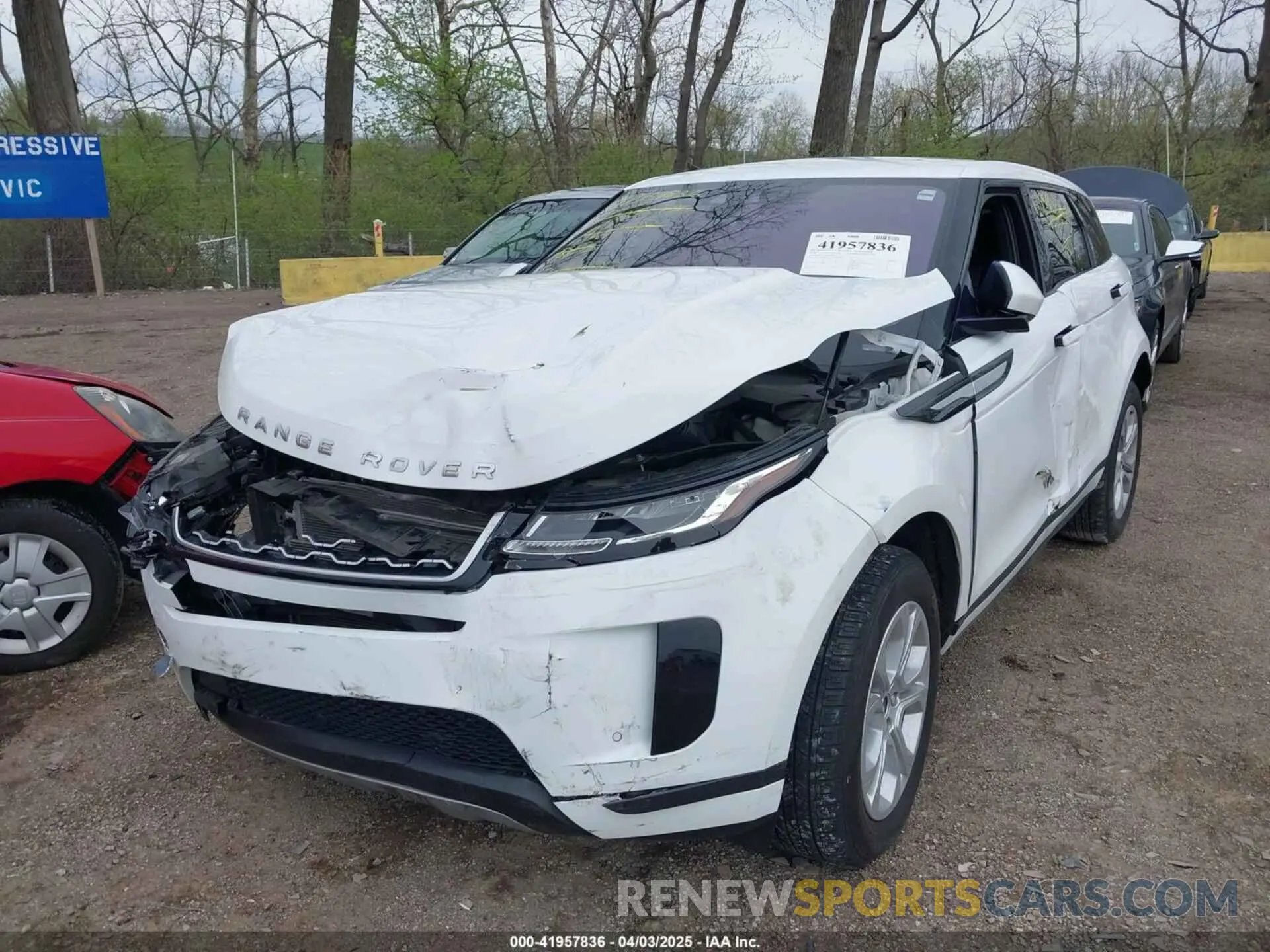 2 fotografías del automóvil dañado SALZJ2FX2LH018423 LAND ROVER RANGE ROVER EVOQUE 2020