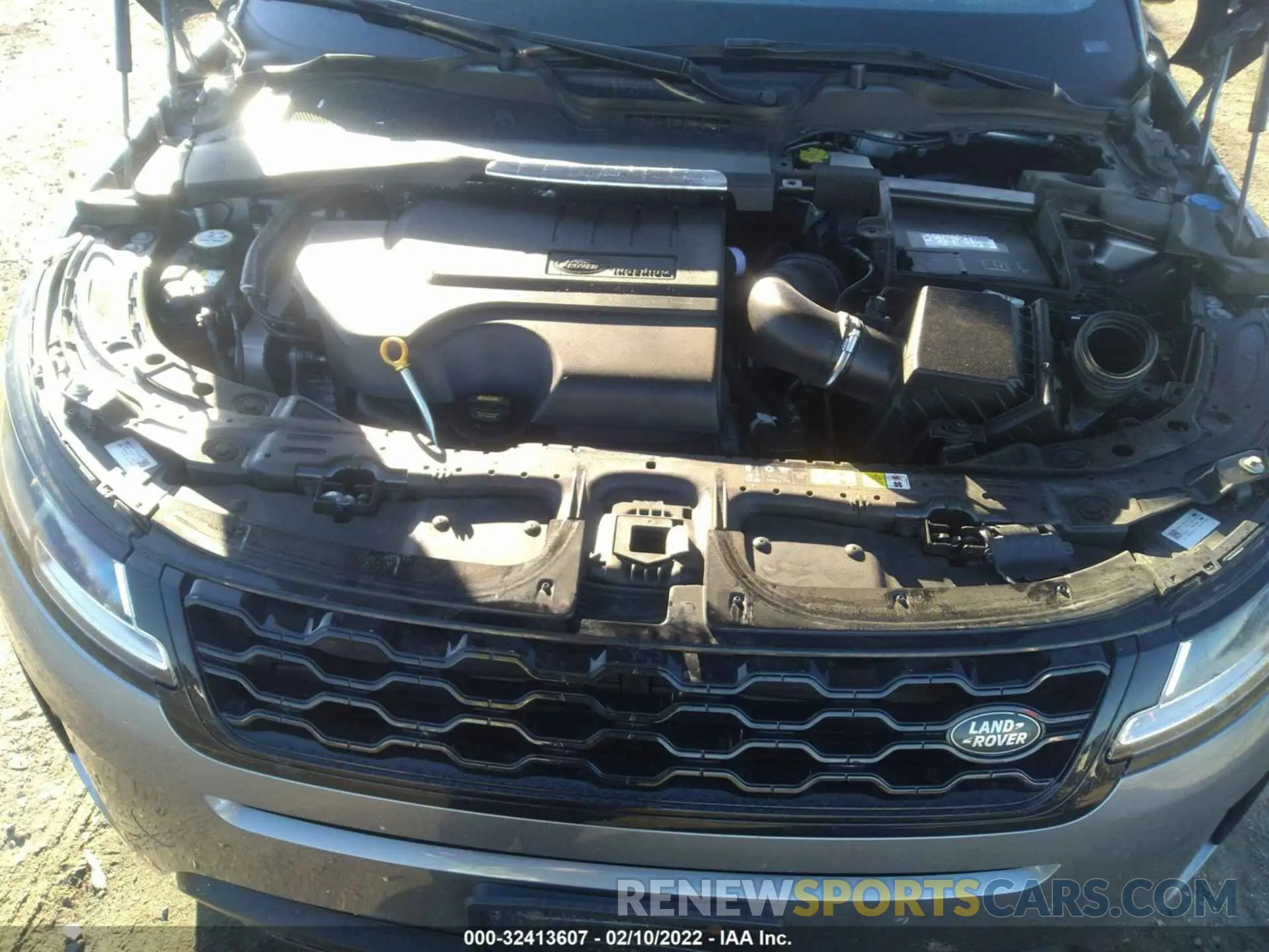 10 fotografías del automóvil dañado SALZJ2FX2LH054421 LAND ROVER RANGE ROVER EVOQUE 2020