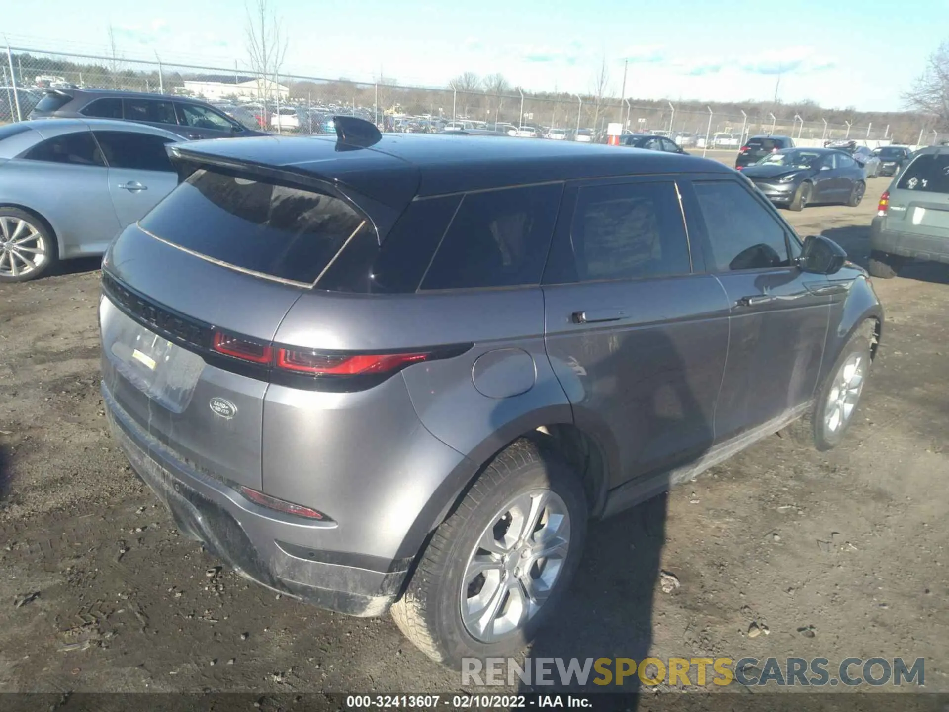 4 fotografías del automóvil dañado SALZJ2FX2LH054421 LAND ROVER RANGE ROVER EVOQUE 2020