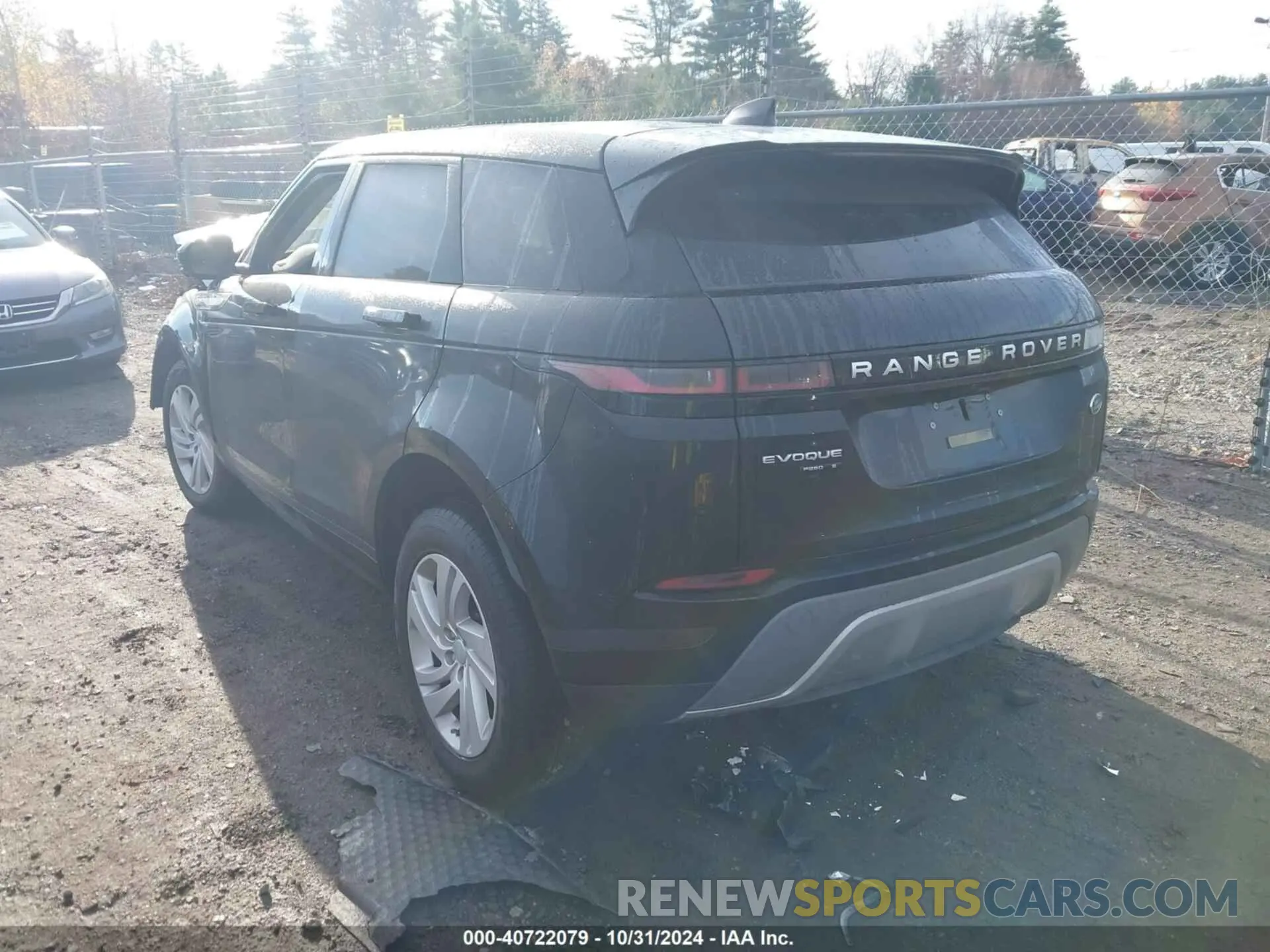 3 fotografías del automóvil dañado SALZJ2FX2LH067962 LAND ROVER RANGE ROVER EVOQUE 2020
